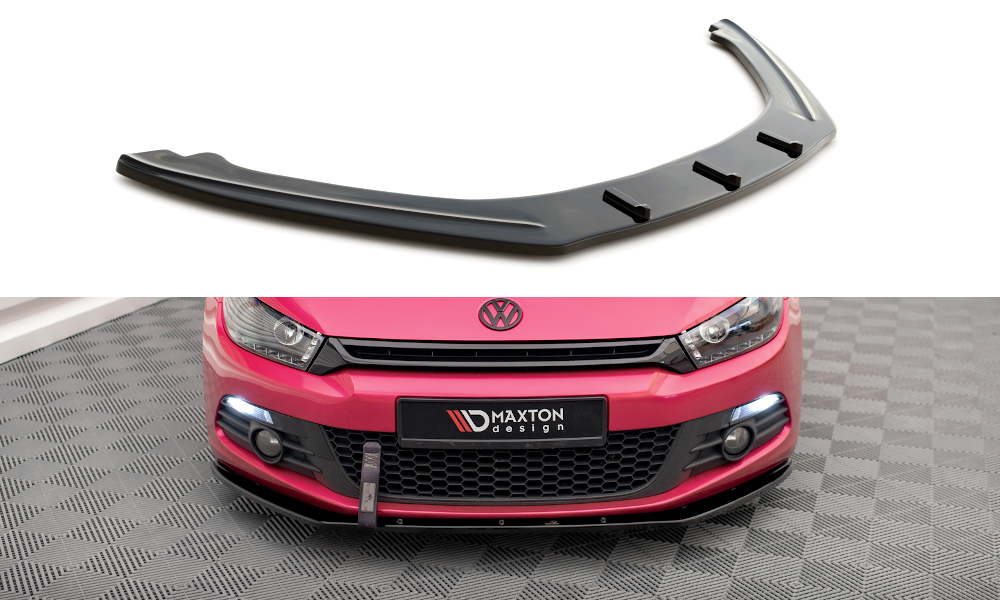 Front Ansatz für VW SCIROCCO schwarz Hochglanz