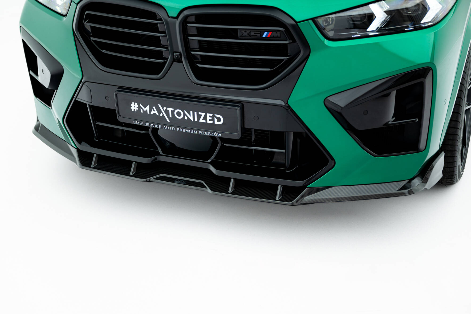 Carbon Fiber Spoilerlippe Front Ansatz passend für BMW X5 M F95 FL