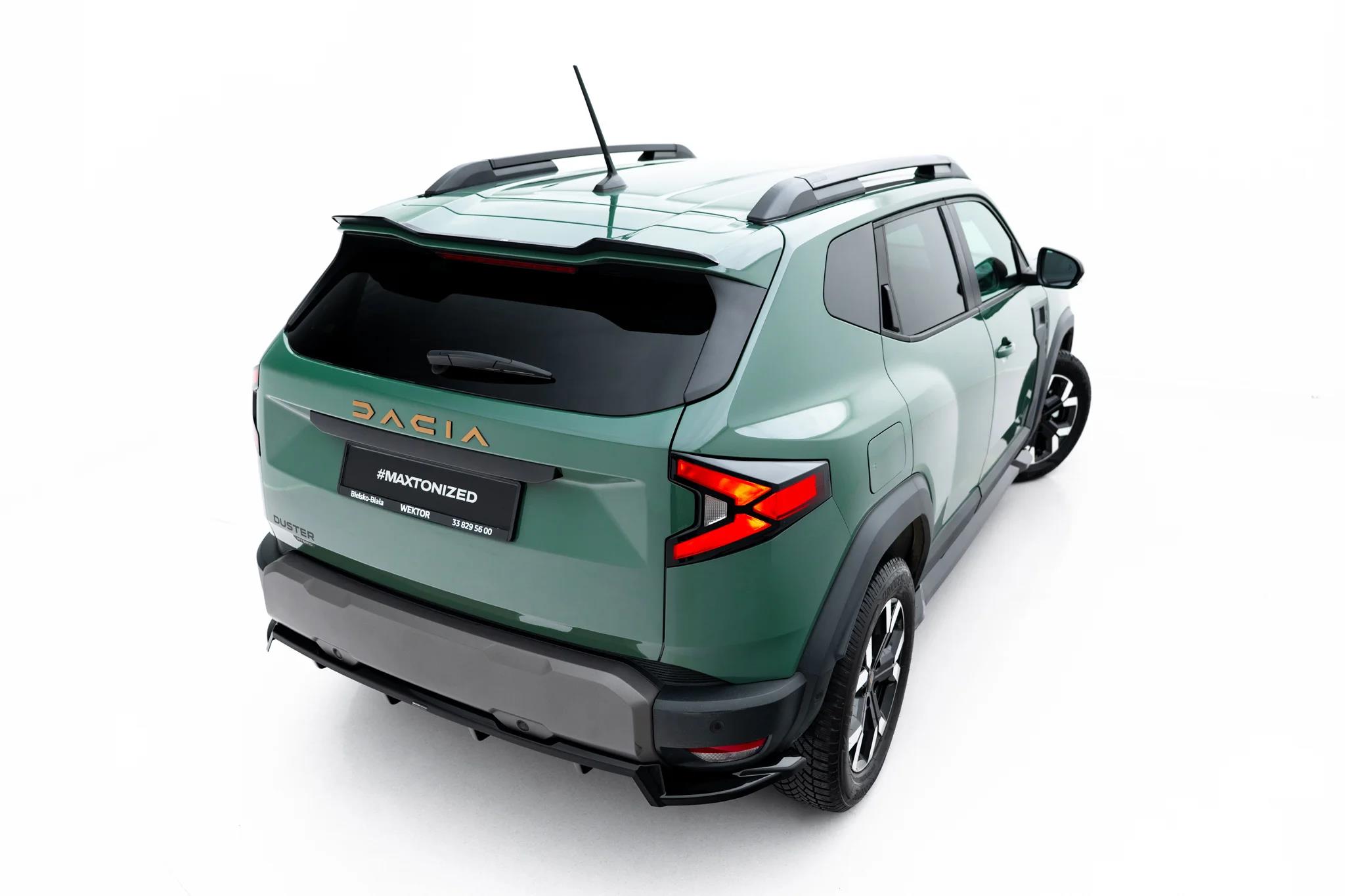 Heckspoiler Lippe Dacia Duster Mk3 schwarz Hochglanz
