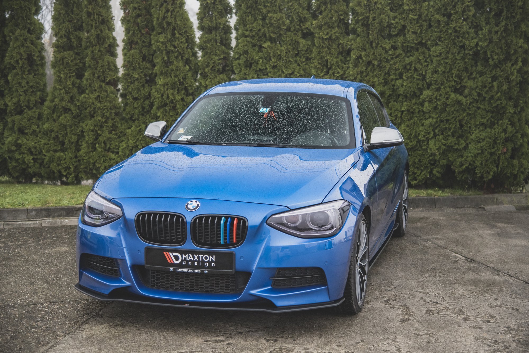 Street Pro Spoilerlippe Front Ansatz passend für BMW M135i F20 rot