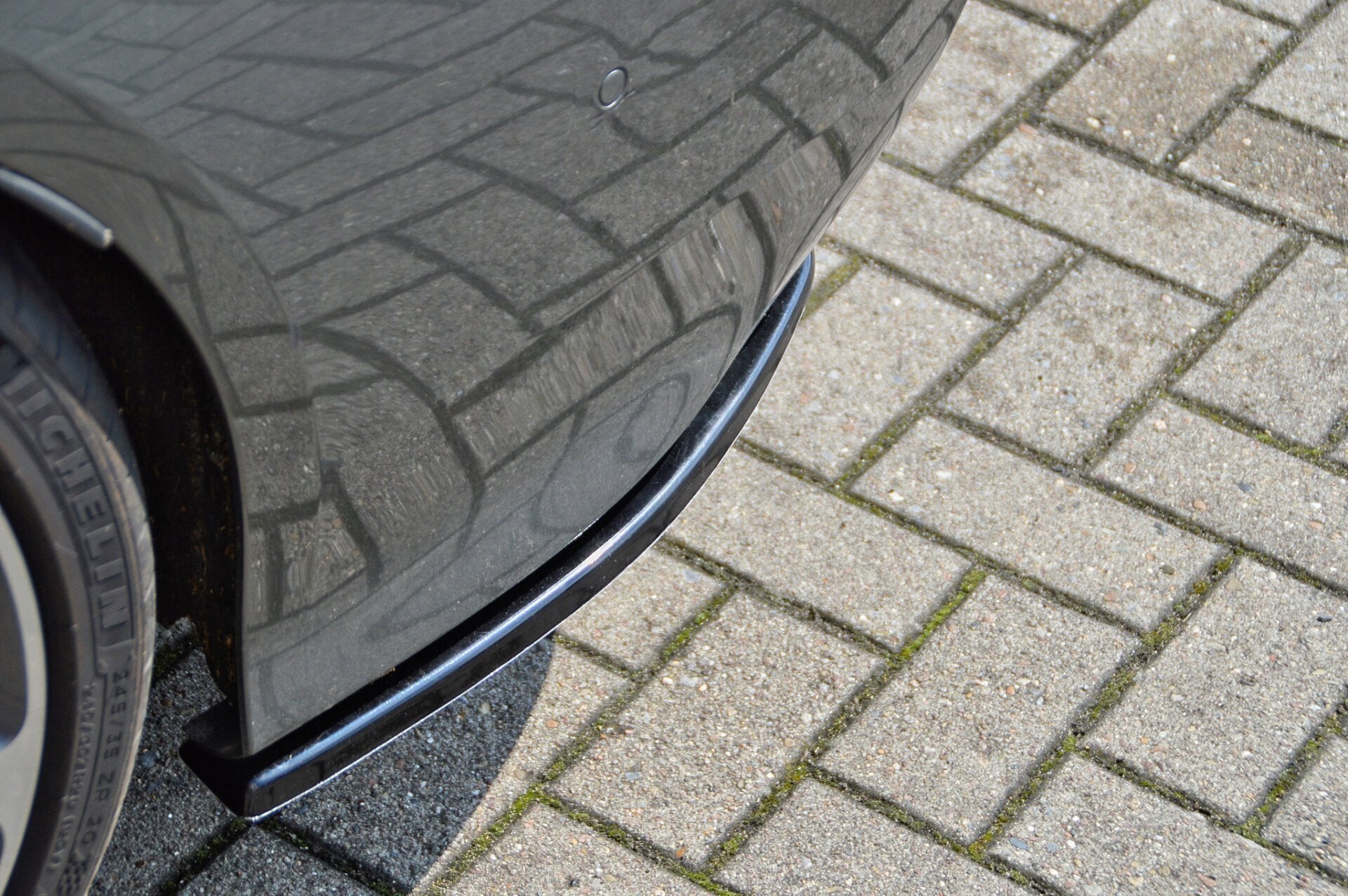 Heckansatz 2 tlg. L / R für Opel Insignia B GSI Grand Sport ab 2017- Schwarz Glanz