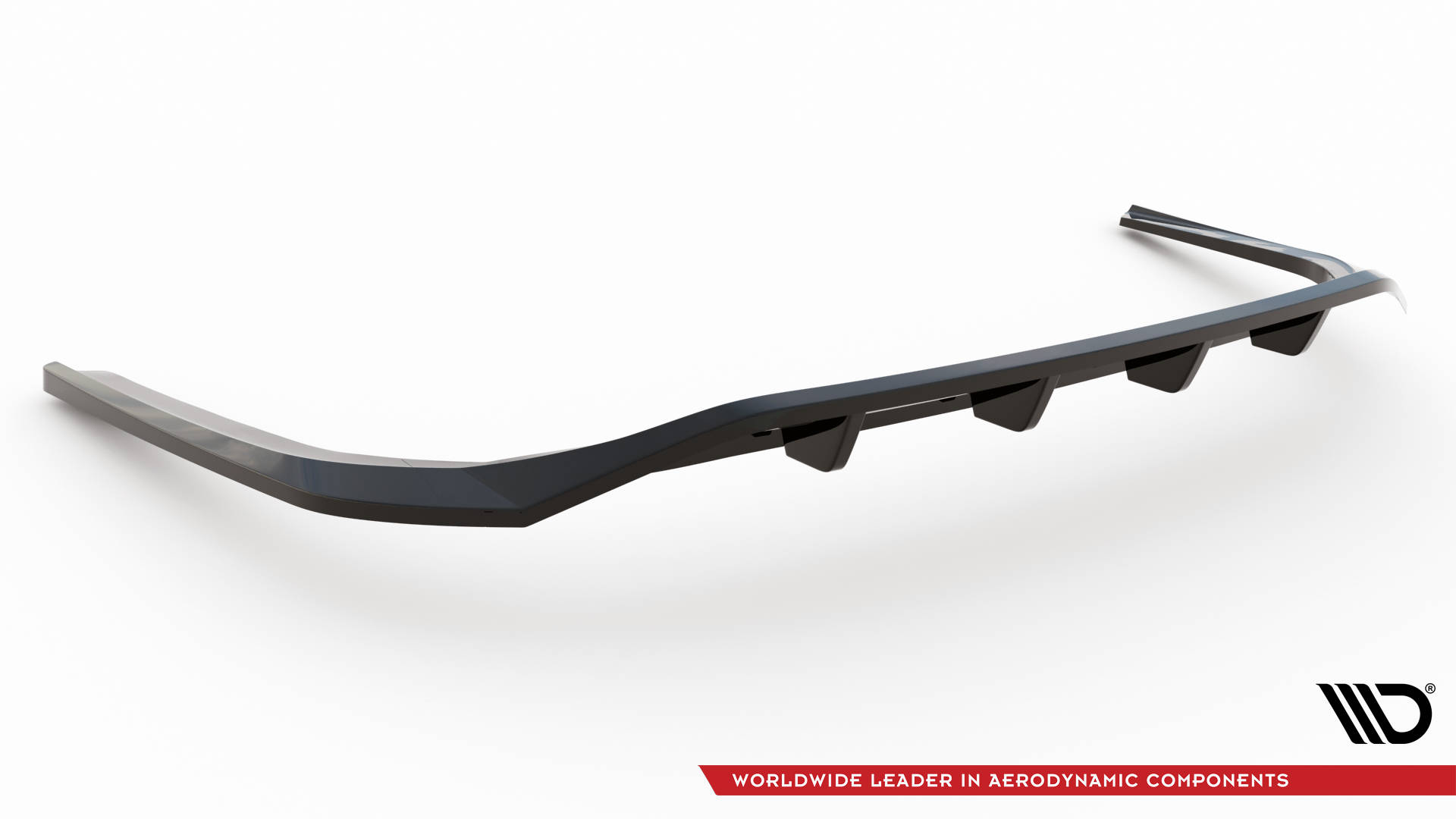 Street+ Mittlerer Diffusor RACE Heck Ansatz passend für Lexus ES F Sport Mk7 schwarz Hochglanz