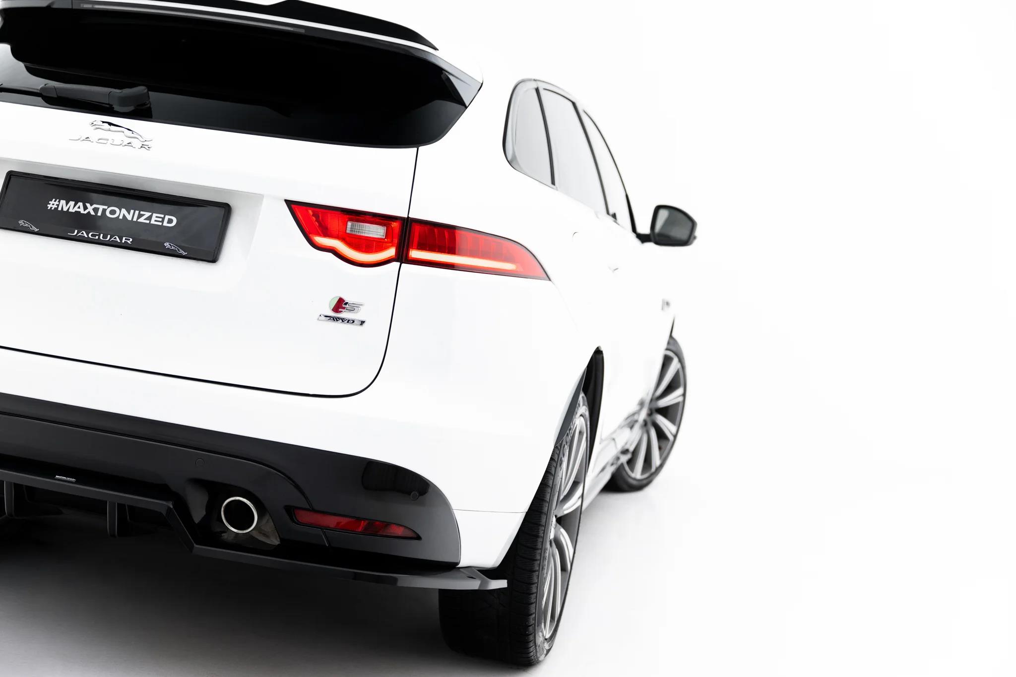 Street+ Mittlerer Diffusor RACE passend für Jaguar F-Pace S X761 schwarz Hochglanz