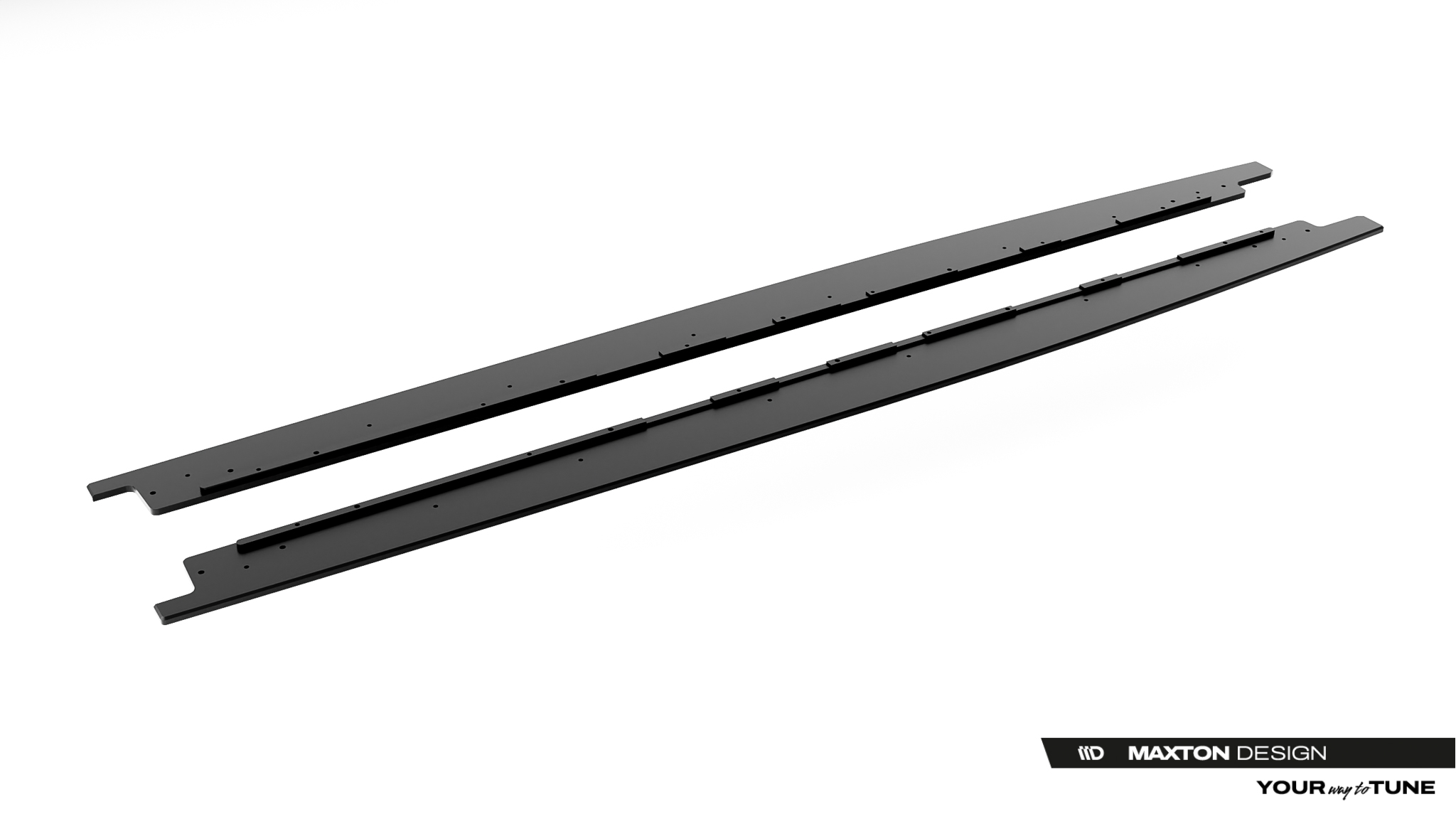 Seitenschweller Ansatz Paar passend für CUPRA Leon ST / Hatchback Aero Mk1 / Mk1 FL roter Kern