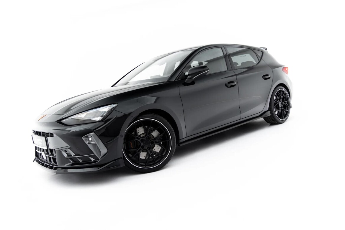 Seitenschweller Ansatz (Paar) V.1 passend für Cupra Leon ST / Hatchback Mk1 Facelift schwarz Hochglanz