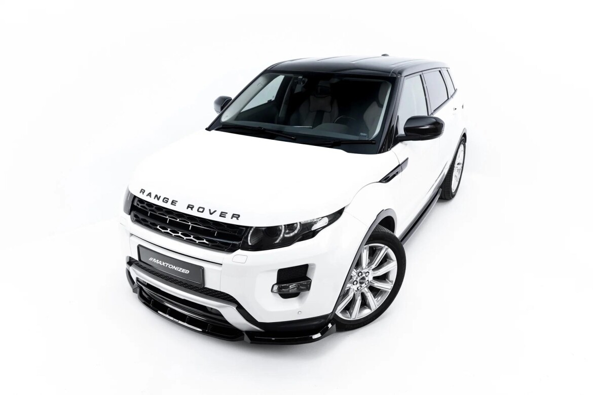 Frontlippe passend für Land Rover Range Rover Evoque Mk1 schwarz Hochglanz