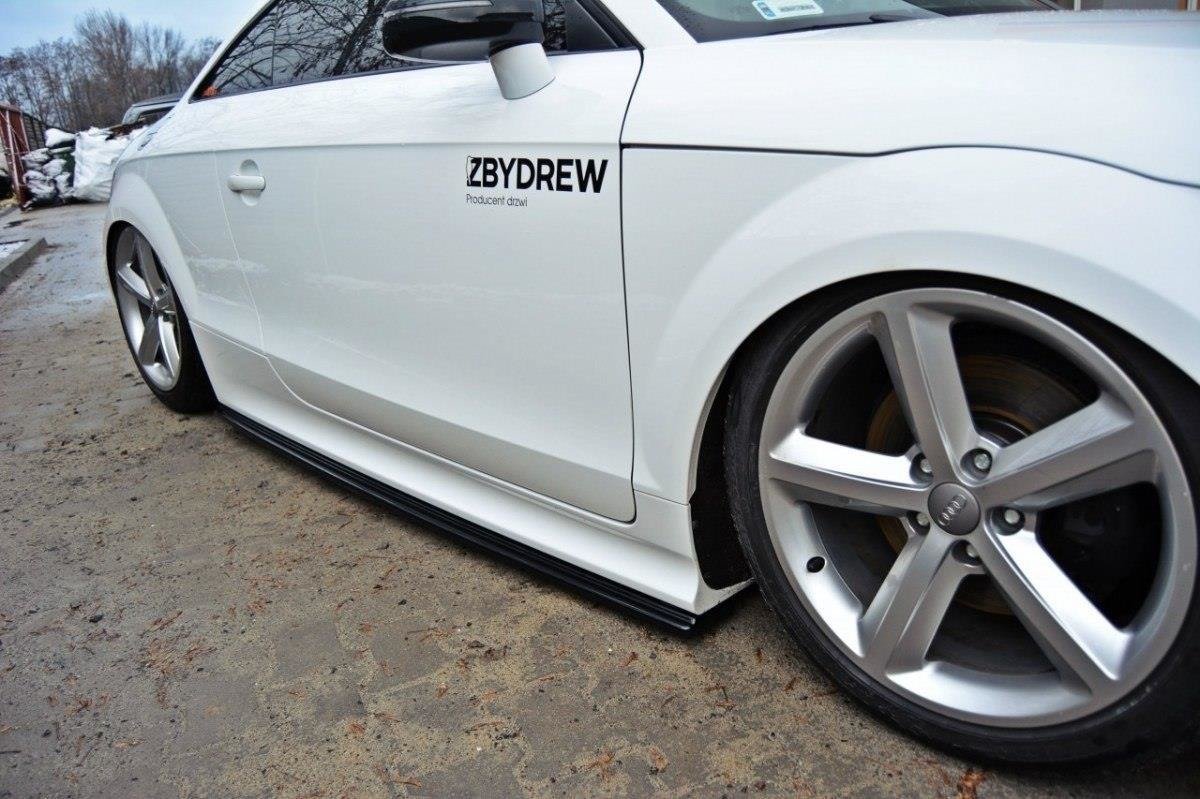 Street+ Seitenschweller Leisten passend für Audi TT RS 8J Carbon Look