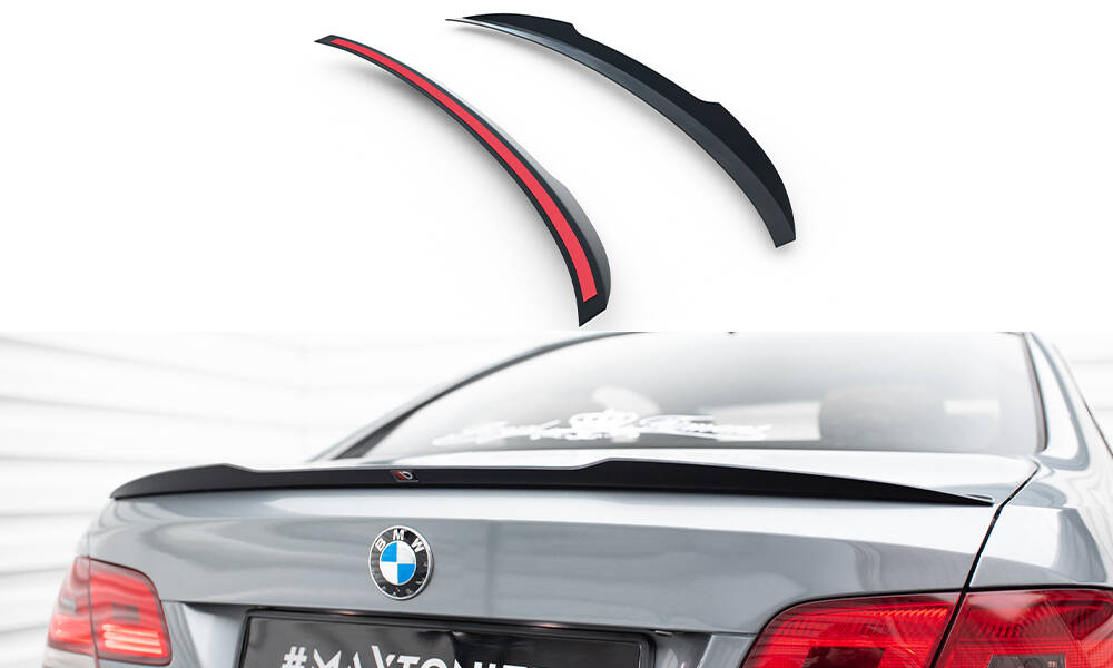 Spoiler CAP für BMW 3er M-Paket Coupe E92 schwarz Hochglanz