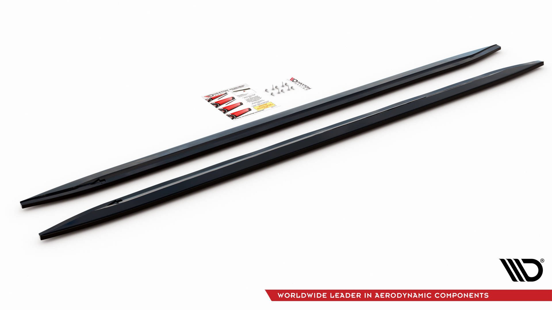 Street+ Seitenschweller Leisten V.2 passend für BMW M4 G82 / G82 FL schwarz Hochglanz