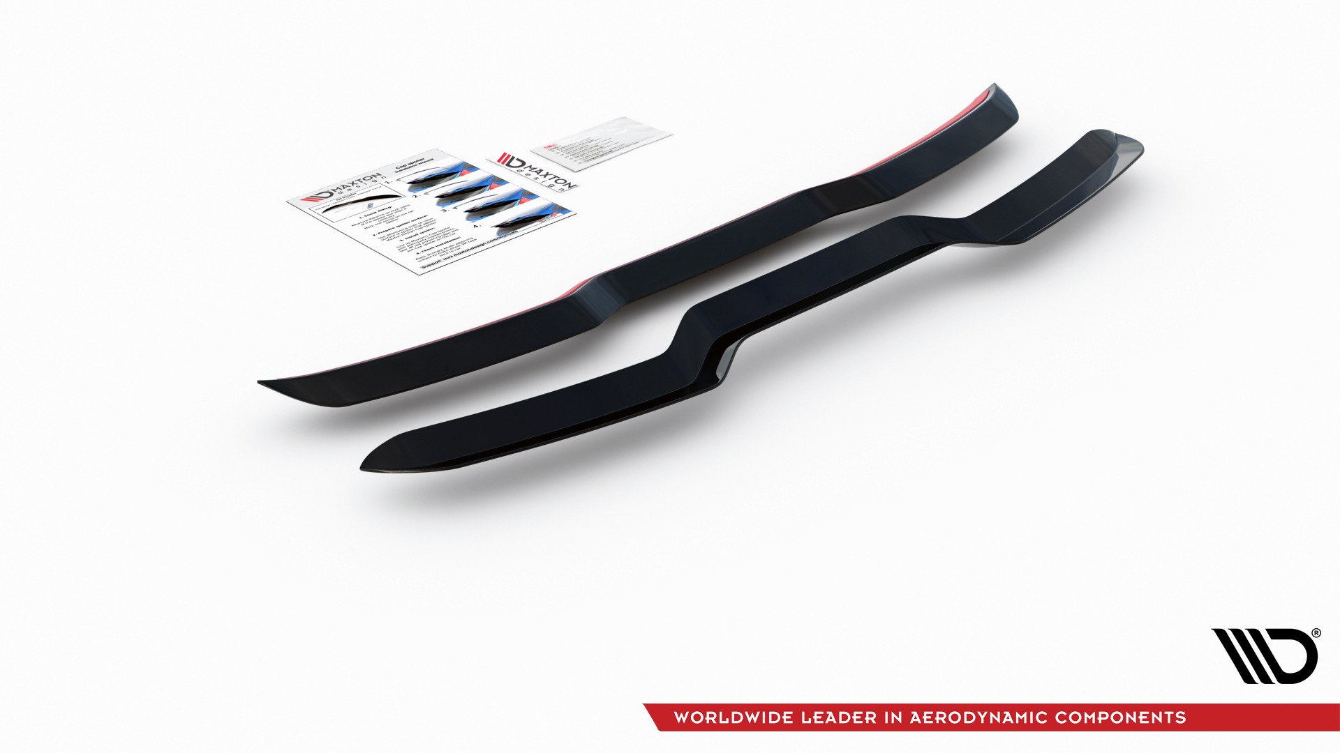 Spoiler CAP V.3 für Audi RS3 Sportback 8V / 8V Facelift schwarz Hochglanz