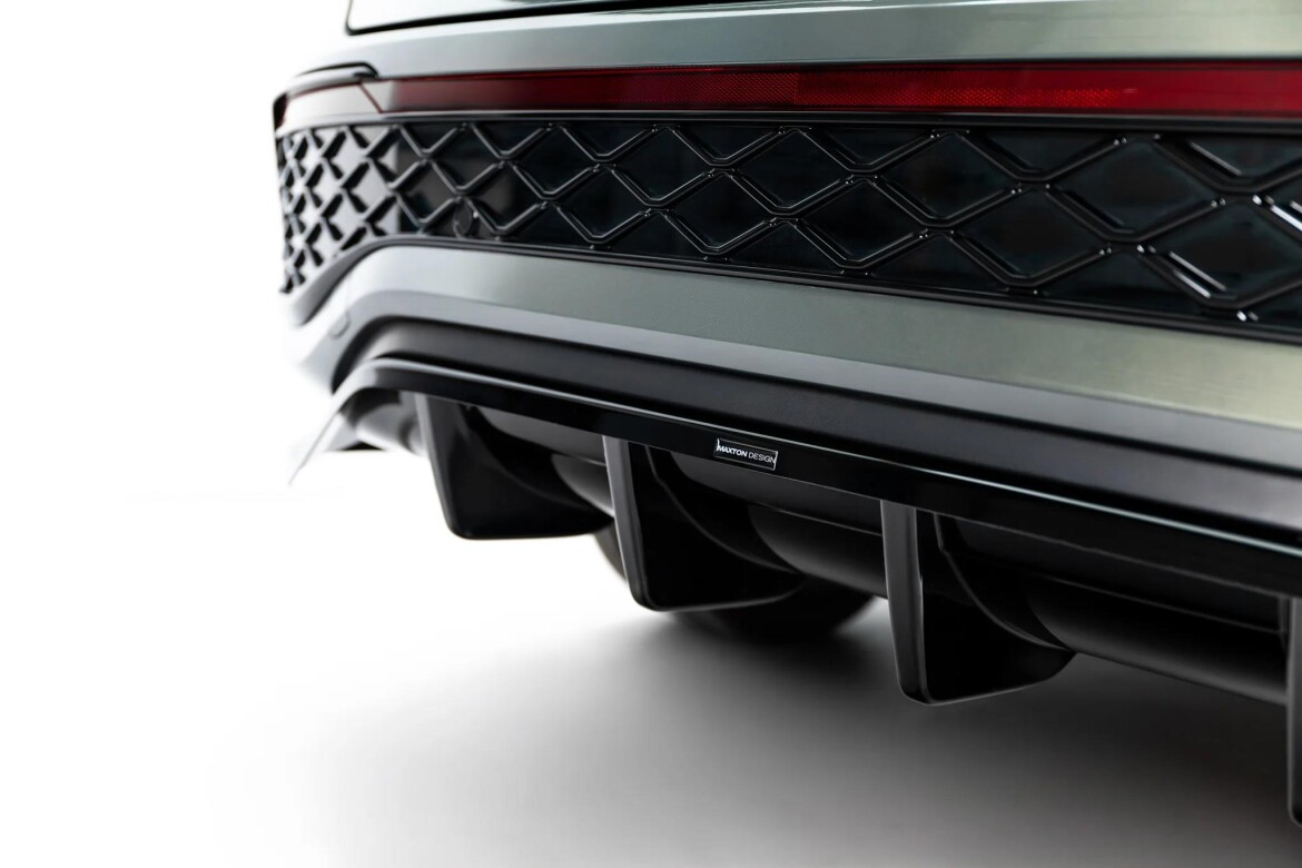 Diffusor RACE passend für VW Tayron R-Line Mk1 schwarz Hochglanz