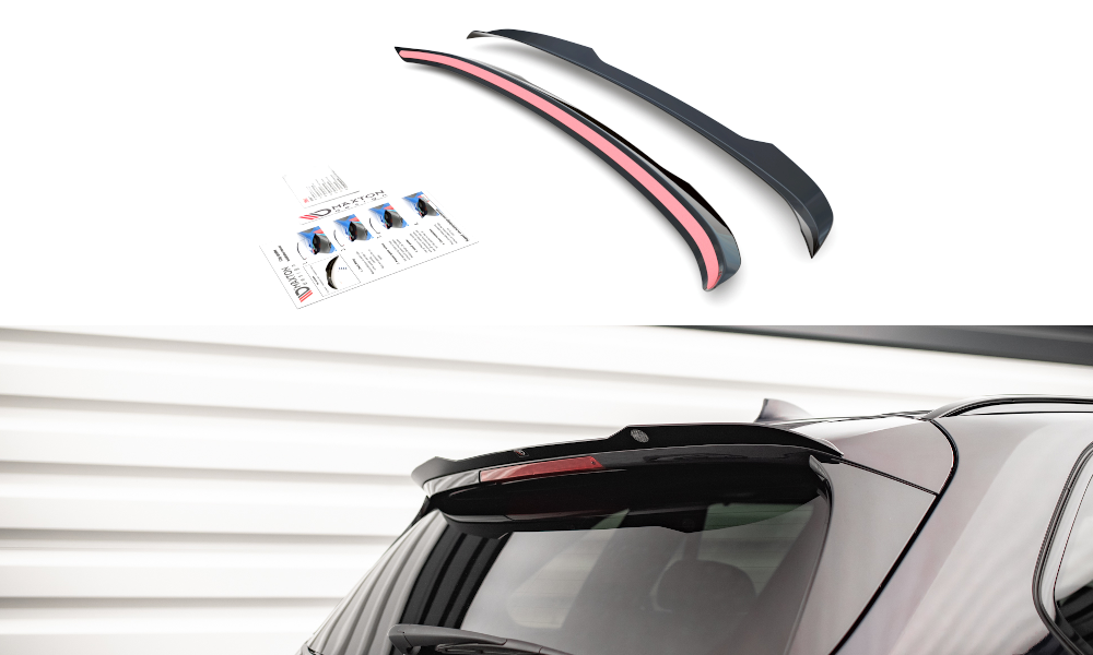 Heck Spoiler Aufsatz Abrisskante passend für BMW X5 M F85 schwarz Hochglanz