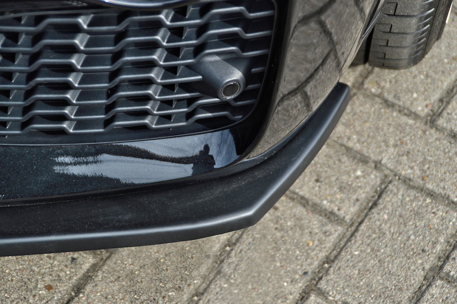 Cup Frontspoilerlippe für BMW X3/X4 F25 F26 mit M-Paket Schwarz Matt