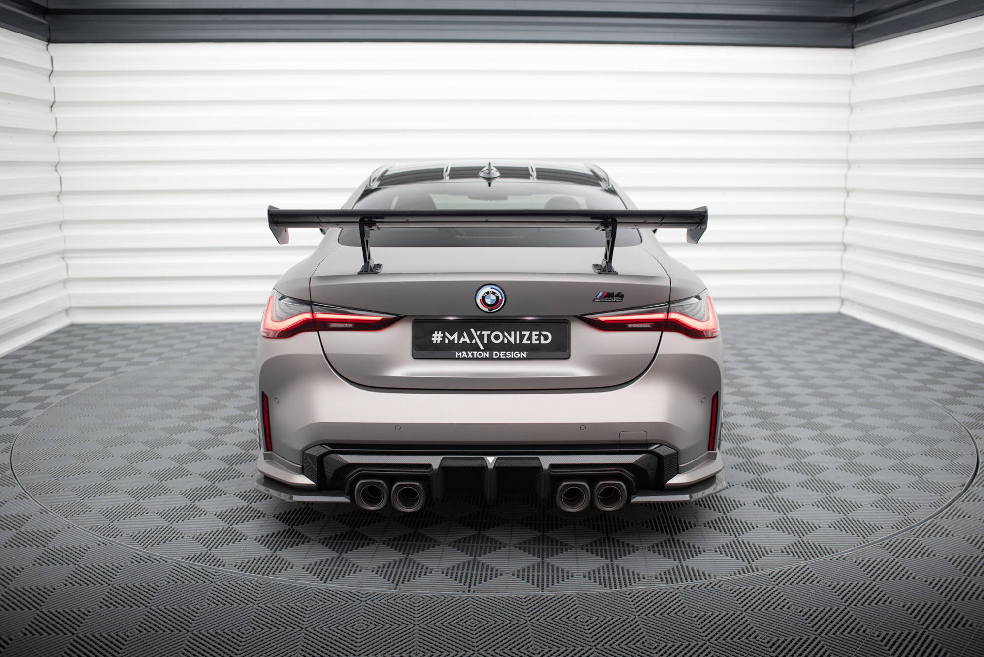 Carbon Heck Spoiler Heckflügel Standfuß Innen passend für BMW M4 G82 / G82 FL / M440i / 4 M-Paket G22 / G22 FL
