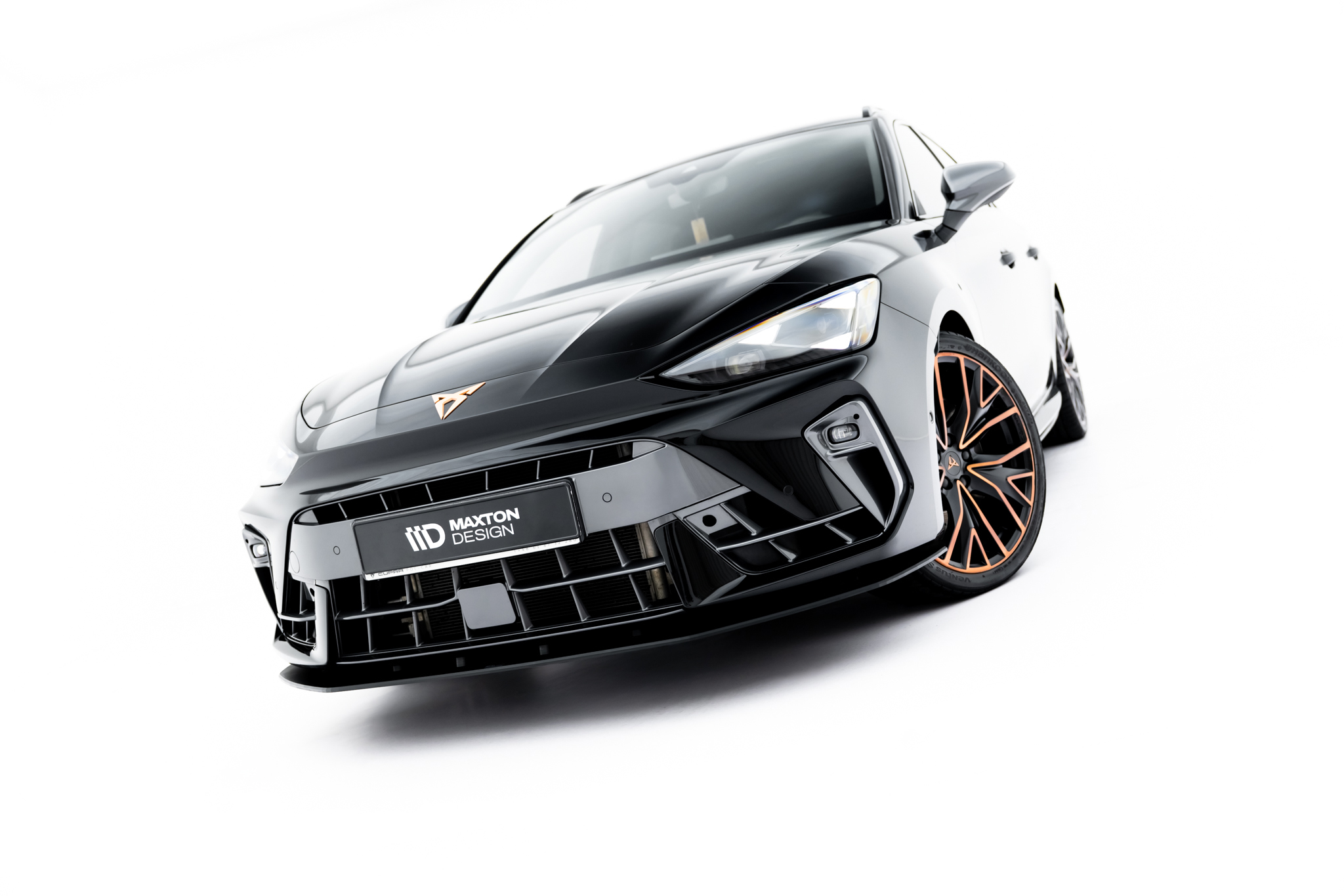 Frontlippe passend für CUPRA Leon ST / Hatchback Mk1 FL roter Kern