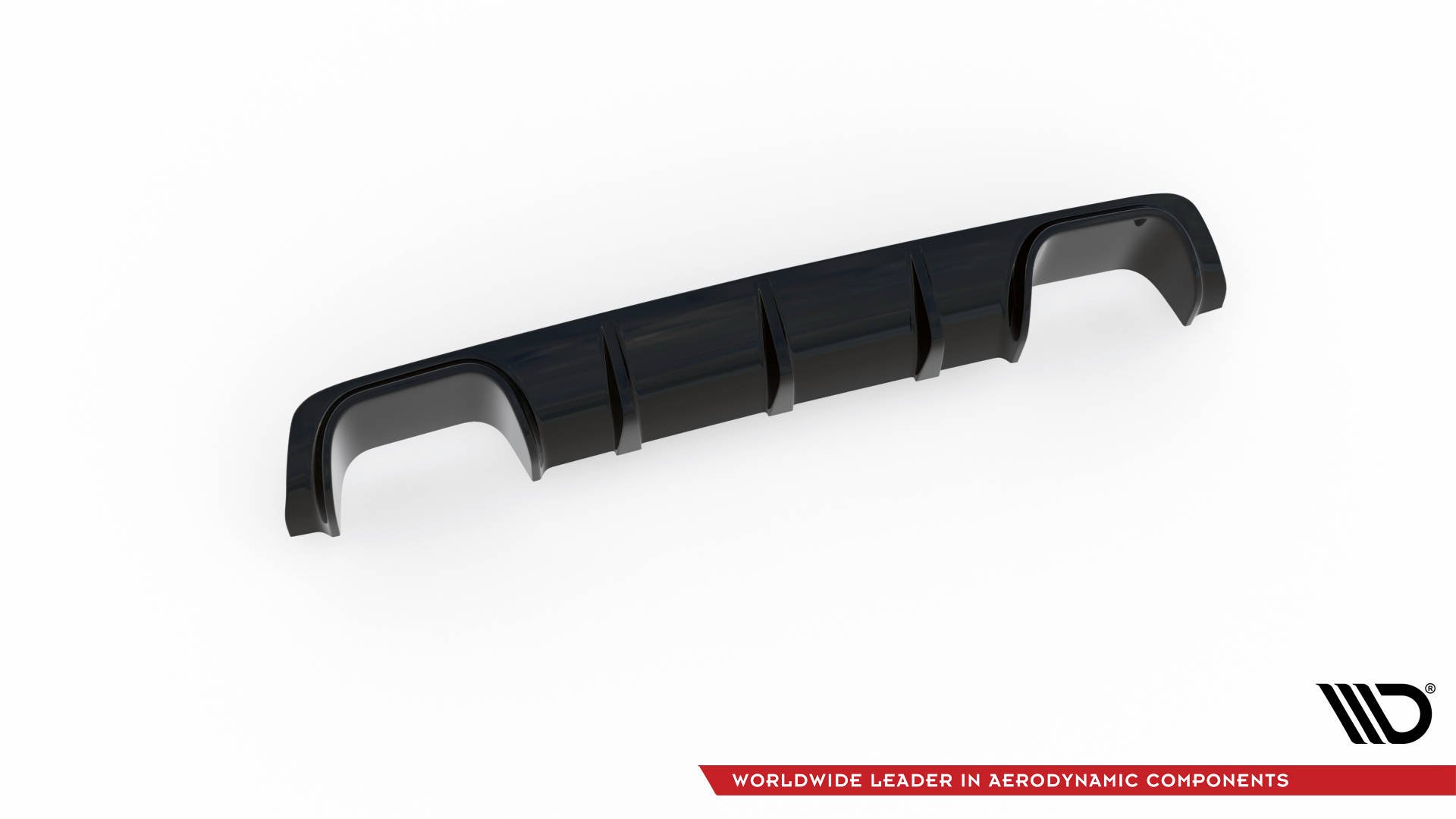 Street+ Heck Ansatz Diffusor passend für BMW M5 / 5 M-Paket E39 schwarz Hochglanz