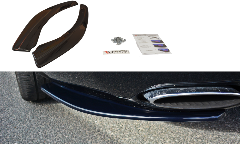 Diffusor Flaps passend für BENTLEY CONTINENTAL GT schwarz Hochglanz