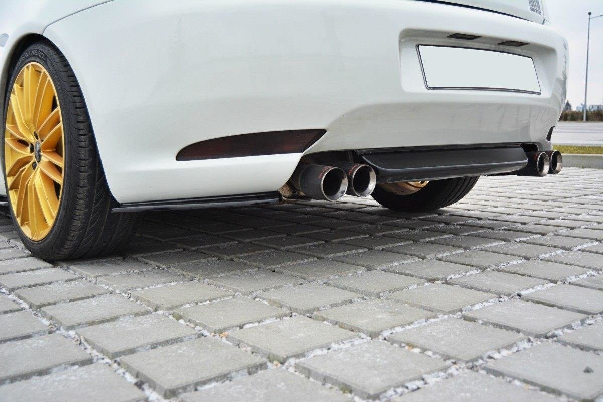 Heck Ansatz Flaps Diffusor für Alfa Romeo GT schwarz matt