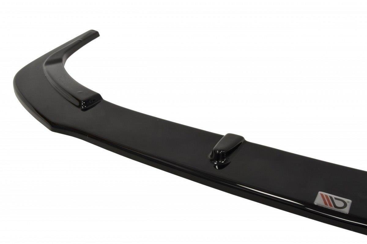 Street+ Spoilerlippe Front Ansatz V.1 passend für Mitsubishi Lancer Evo X schwarz Hochglanz