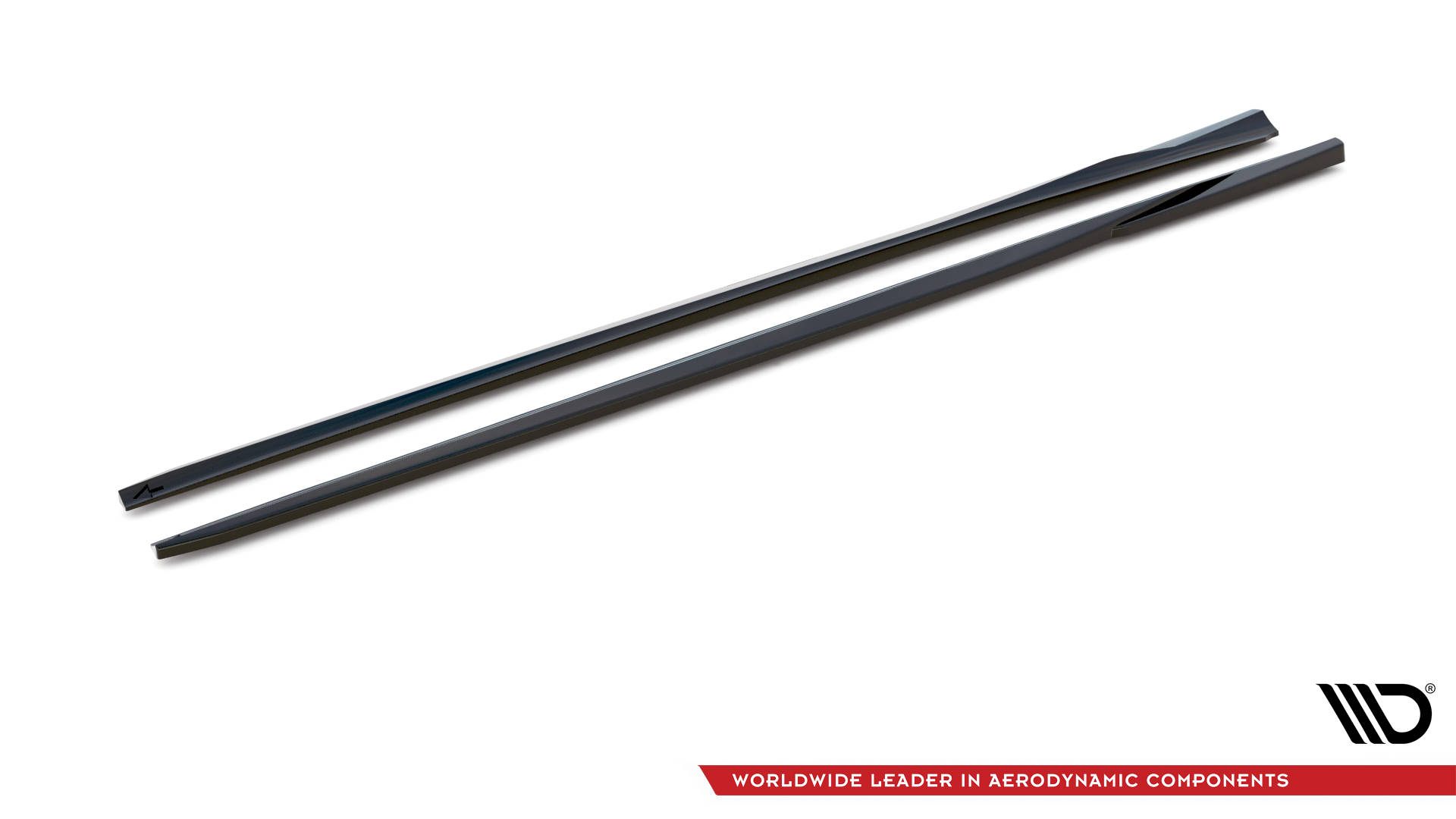 Street+ Seitenschweller Leisten V.2 passend für Audi S3 / A3 S-Line Sportback 8V / 8V FL schwarz Hochglanz