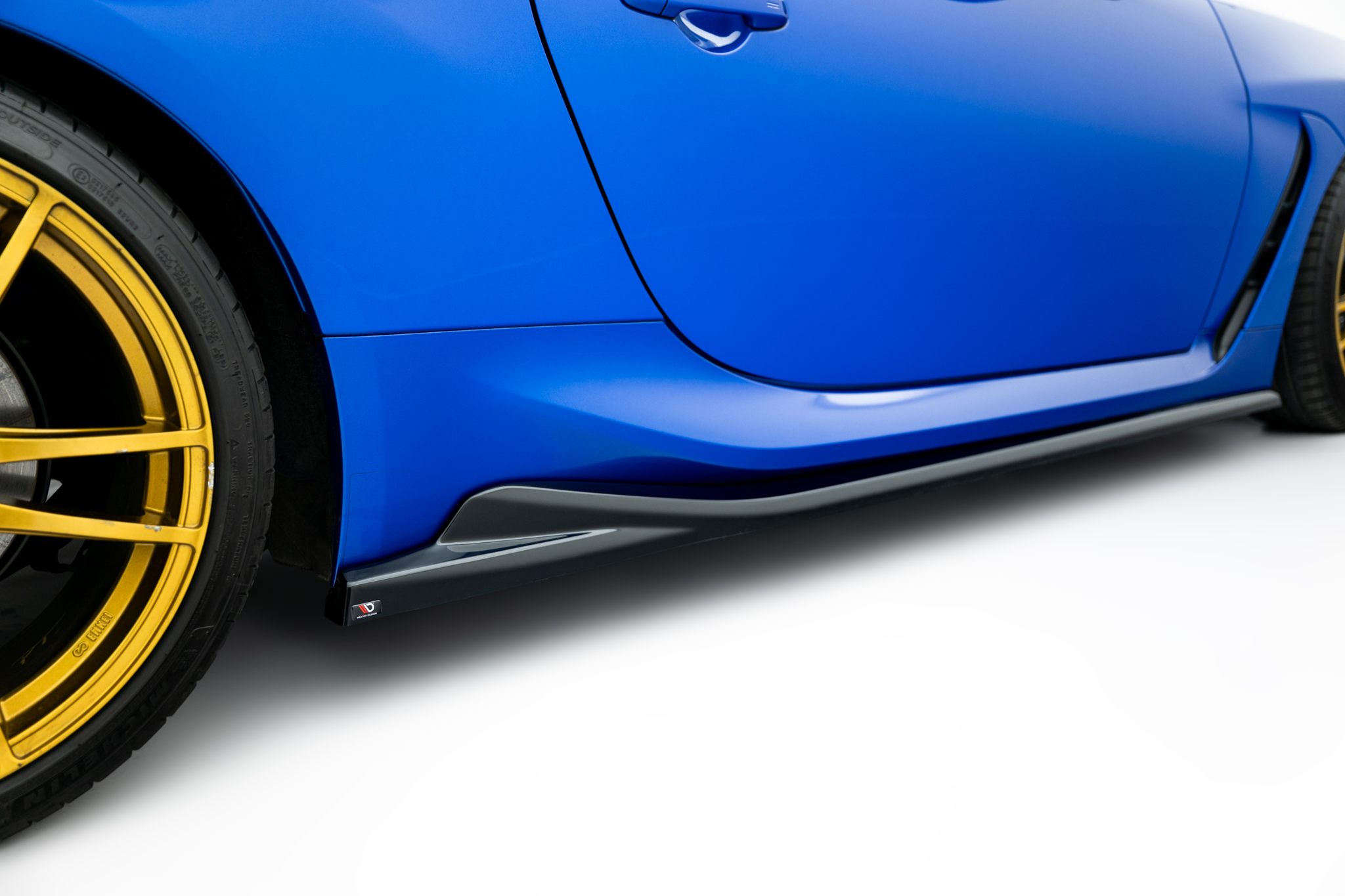 Street+ Seitenschweller Leisten V.1 passend für Subaru BRZ Mk2 schwarz Hochglanz
