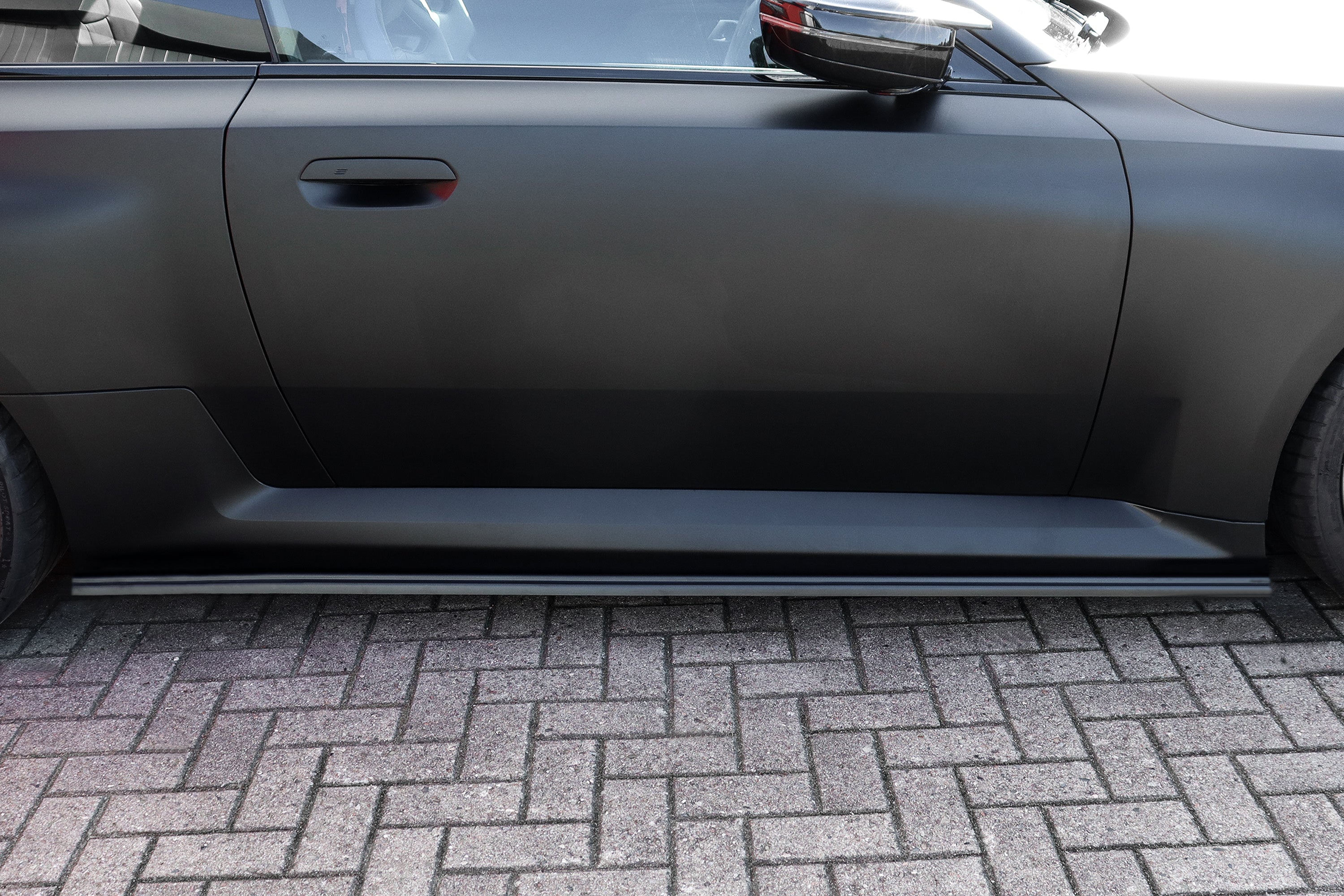 Seitenschweller aus ABS für BMW M2 G87 ab Bj.: 2023- Carbon Optik