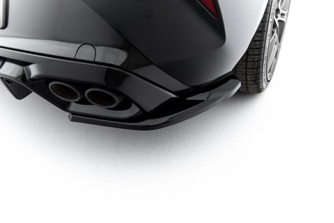 Diffusor Flaps V.2 passend für Cupra Leon Hatchback Mk1 Facelift schwarz Hochglanz
