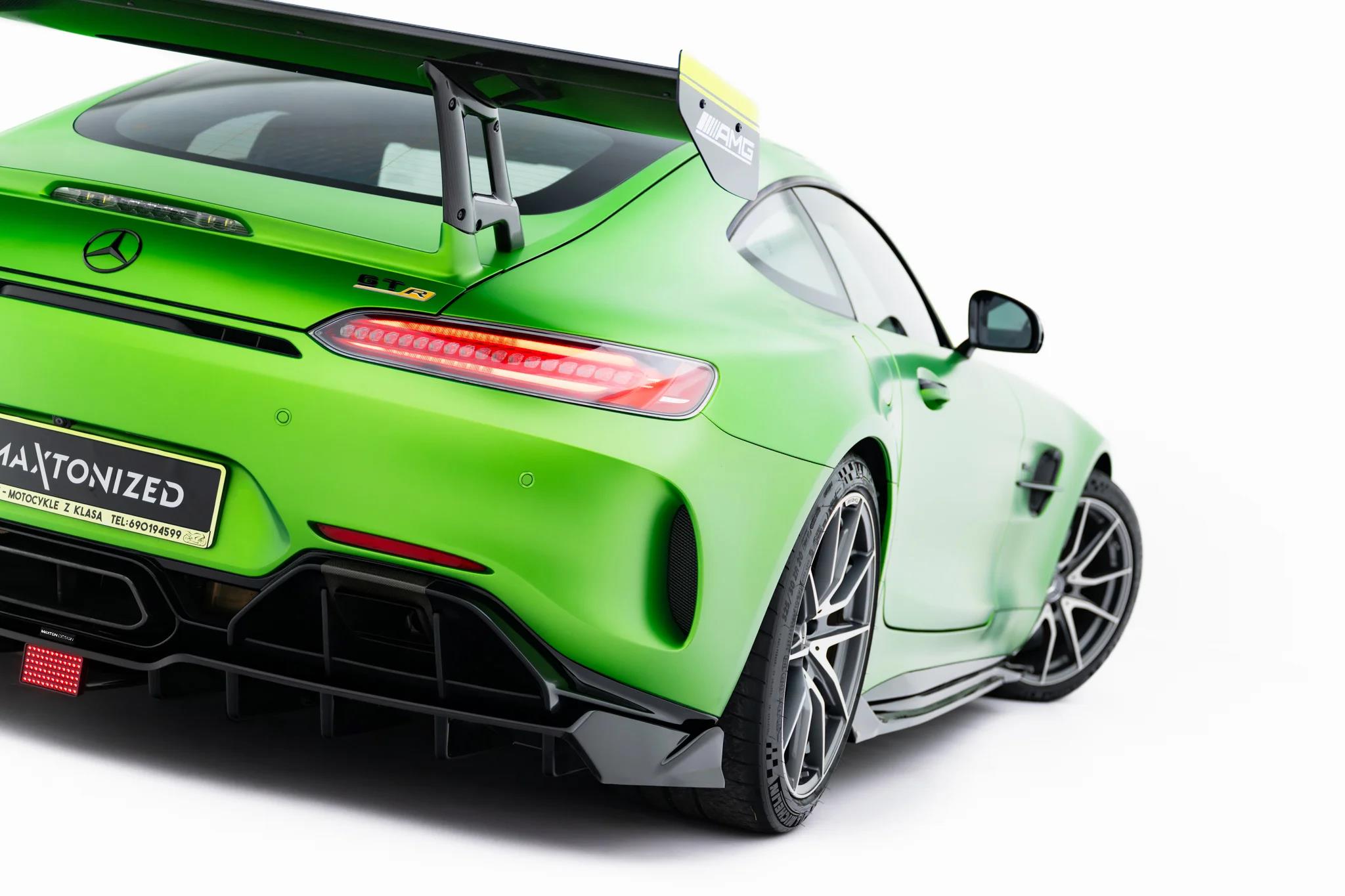 Diffusor Heckansatz + LED passend für Mercedes-AMG GT R C190 Facelift
