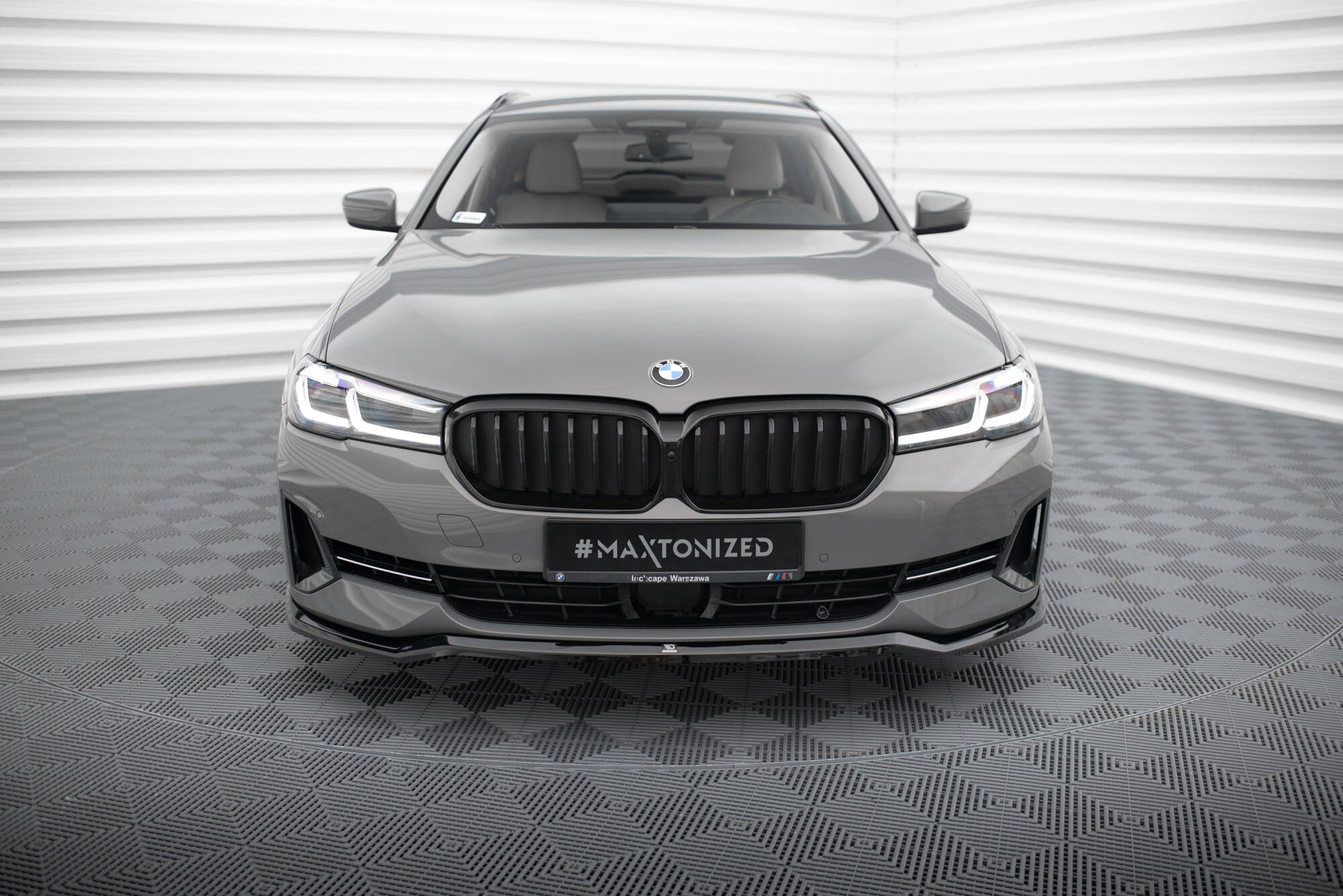 Street+ Spoilerlippe Front Ansatz V.2 passend für BMW 5er G30 / G31 FL schwarz Hochglanz