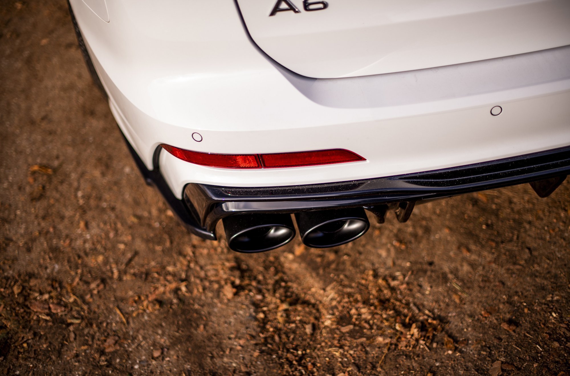 Street+ Heck Ansatz Diffusor + Endrohre passend für Audi A6 S-Line / S6 C8 / C8 FL