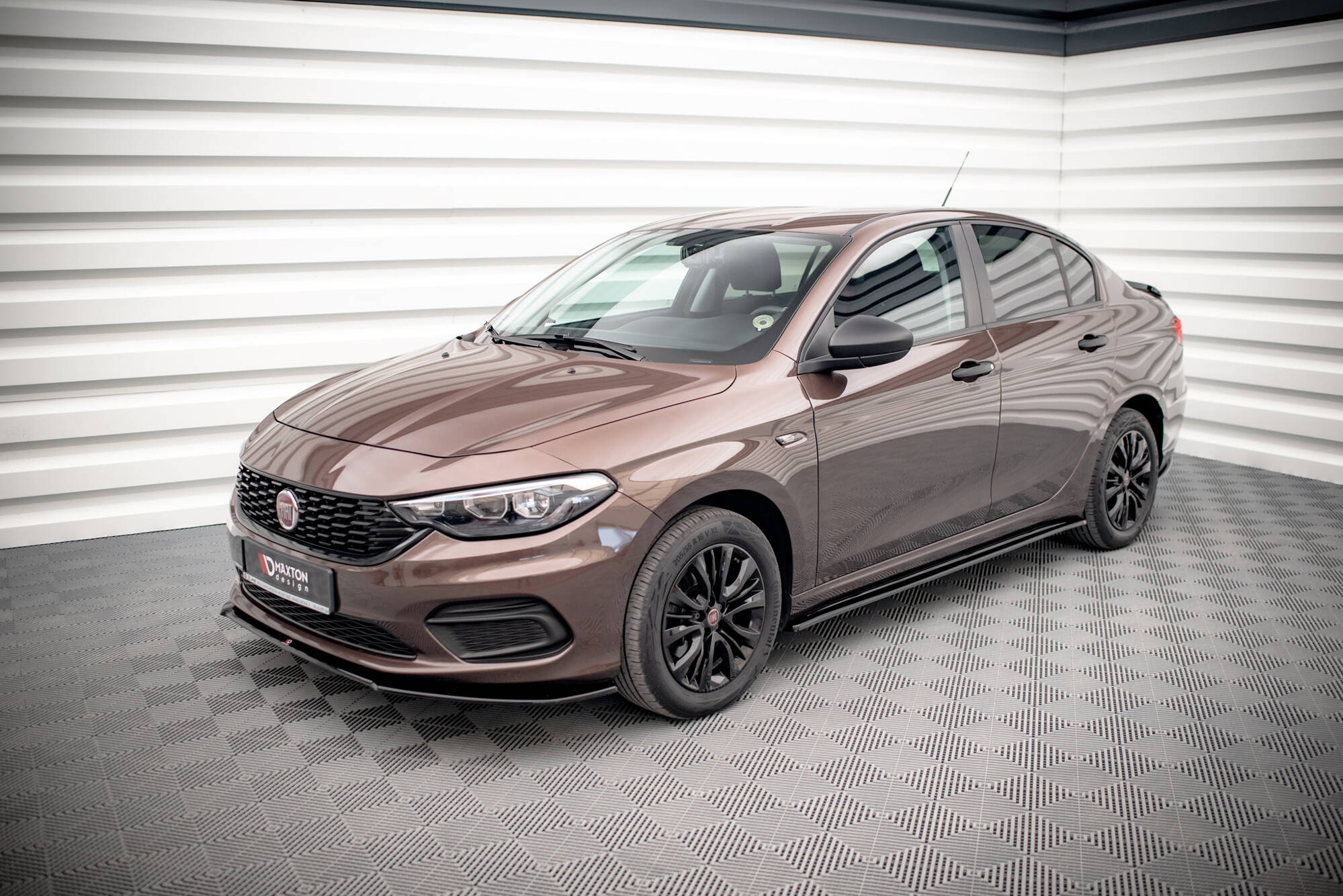 Seitenschweller Ansatz für Fiat Tipo S-Design schwarz Hochglanz
