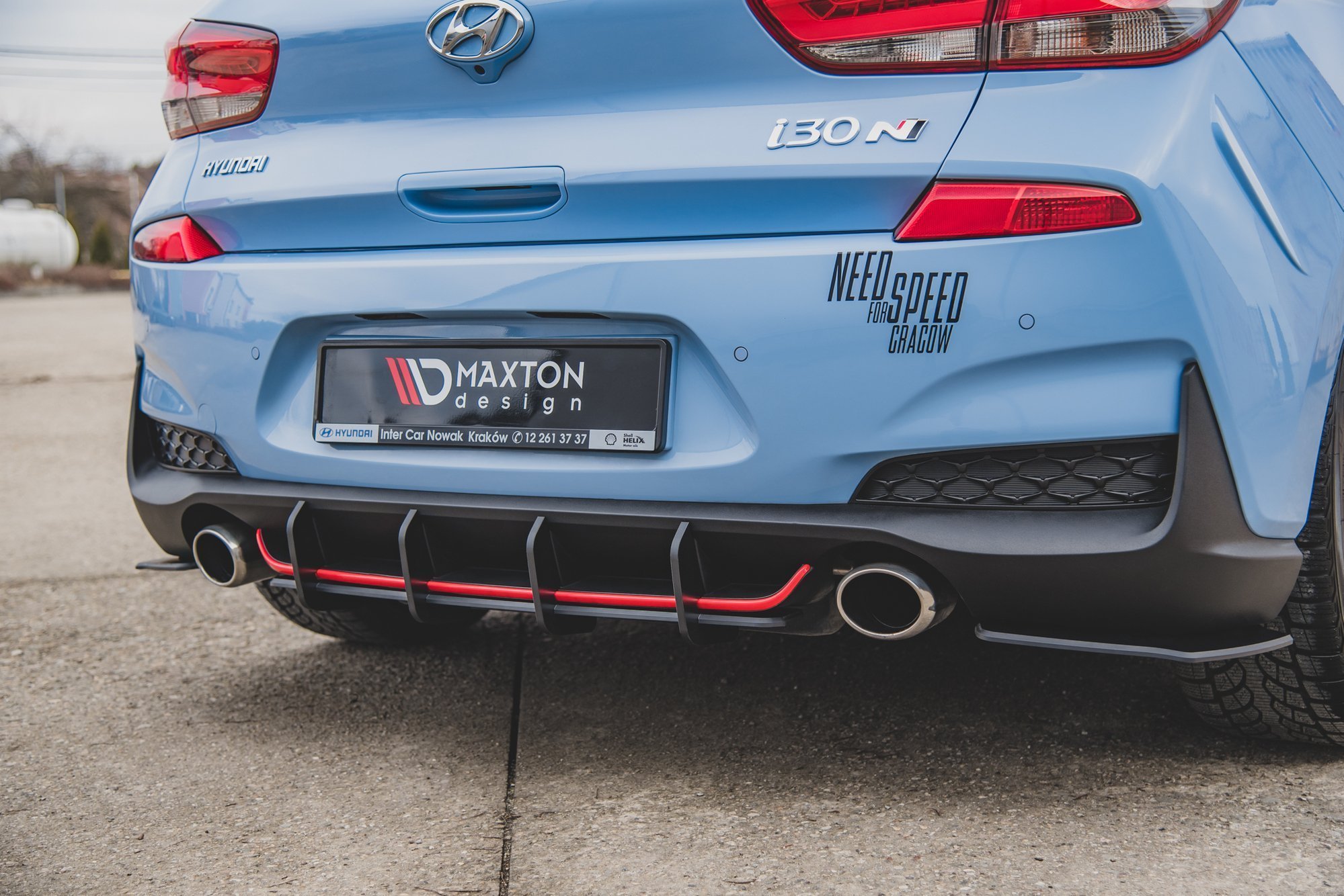 Robuste Racing Heckschürze V.1 für Hyundai I30 N Mk3 Hatchback