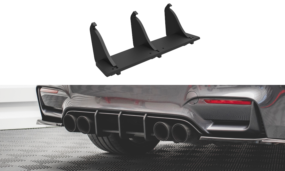 Street Pro Heckschürze Heck Ansatz Diffusor passend für BMW M4 F82