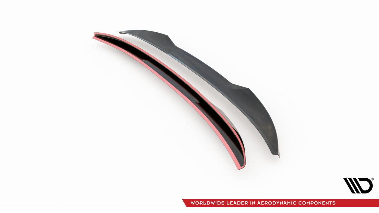 Heckspoiler Lippe 3D passend für BMW X4 M-Paket G02 schwarz Hochglanz