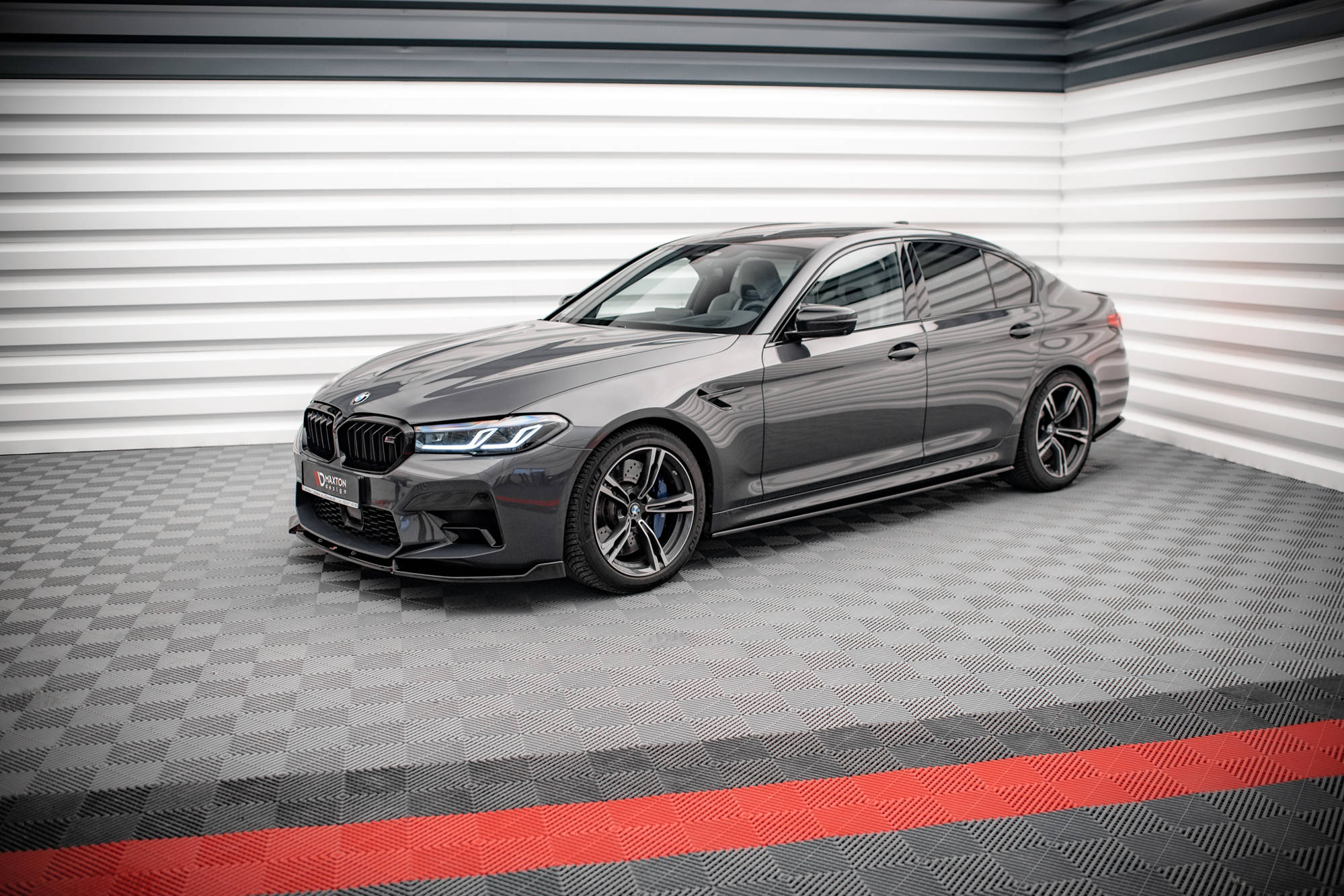 Seitenschweller Ansatz für BMW M5 F90 schwarz Hochglanz