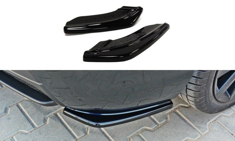 Heck Ansatz Flaps Diffusor für MAZDA 3 MPS MK1 PREFACE US-Spec Version schwarz Hochglanz
