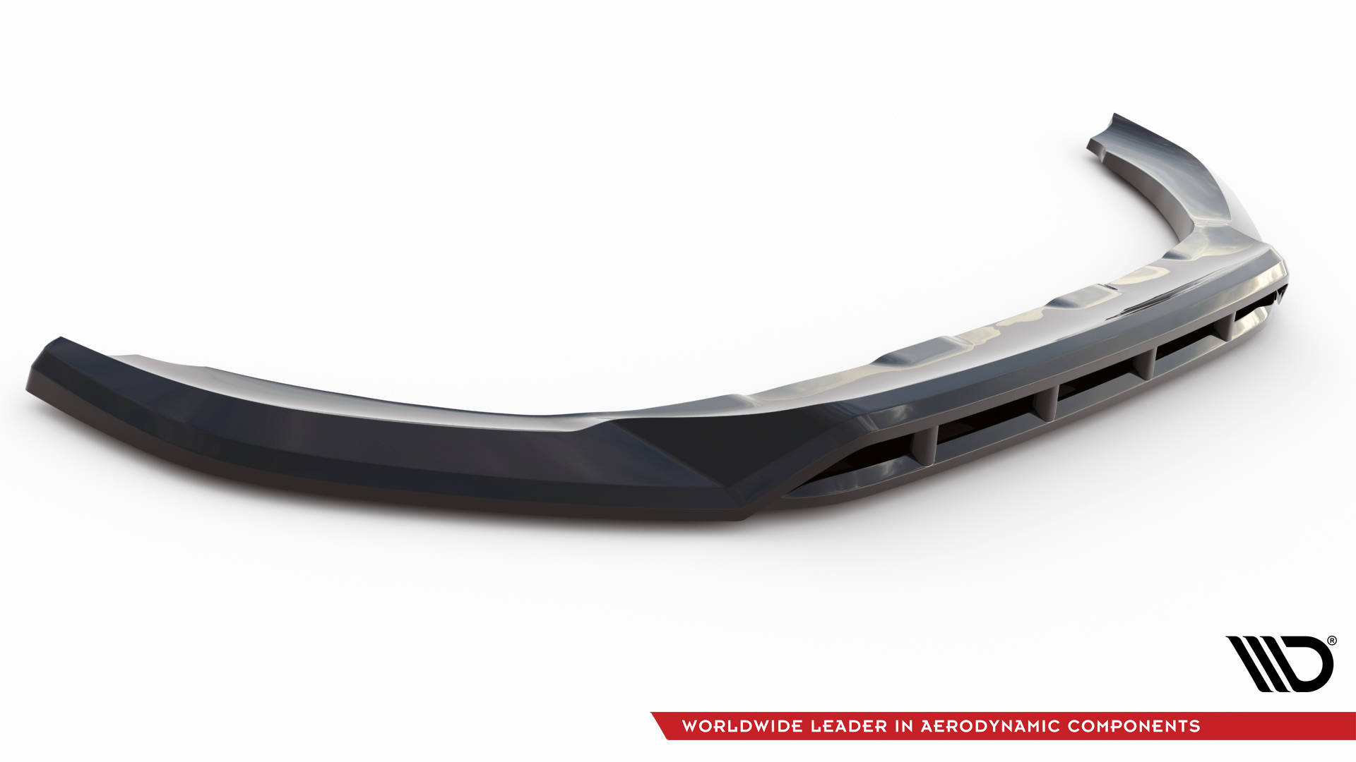 Street+ Spoilerlippe Front Ansatz passend für Volvo XC60 R-Design Mk1 FL schwarz Hochglanz