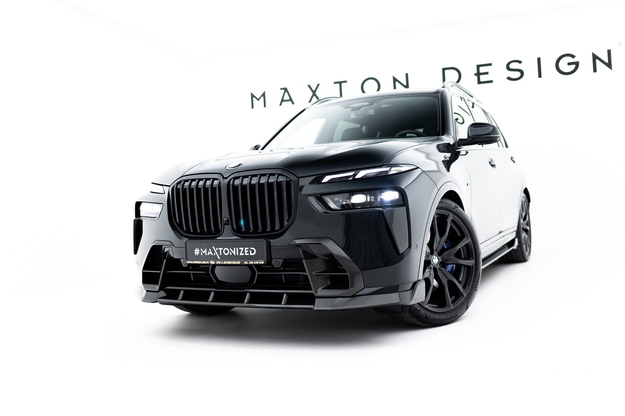 Carbon Fiber Front Stoßstange seitliche Air Intakes passend für BMW X7 M-Paket G07 FL