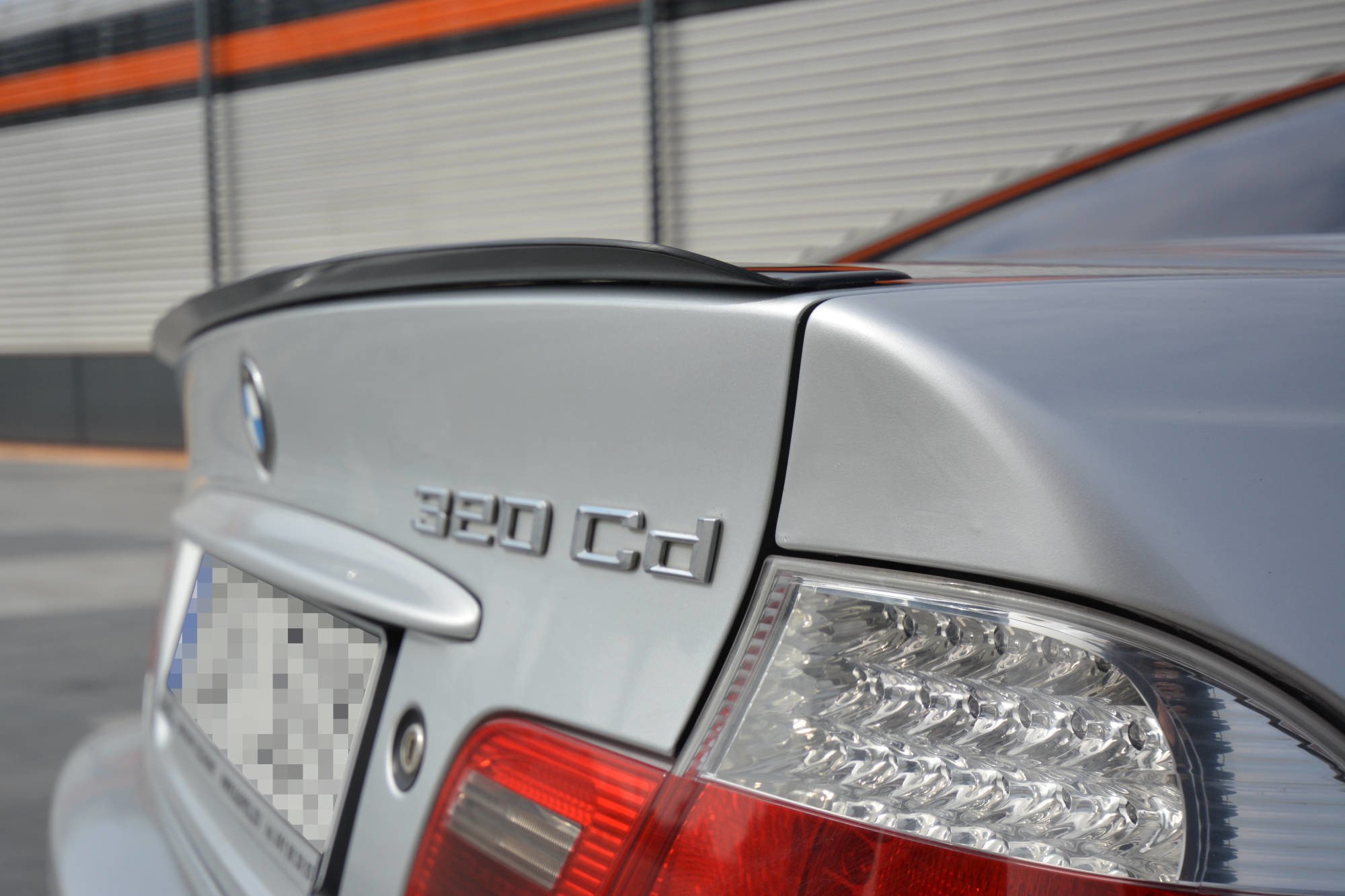 Spoiler CAP für BMW 3er E46 COUPE vor Facelift schwarz Hochglanz