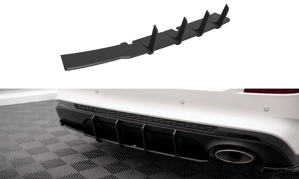 Street Pro Heckschürze Heck Ansatz Diffusor passend für Kia Optima Mk4 FL