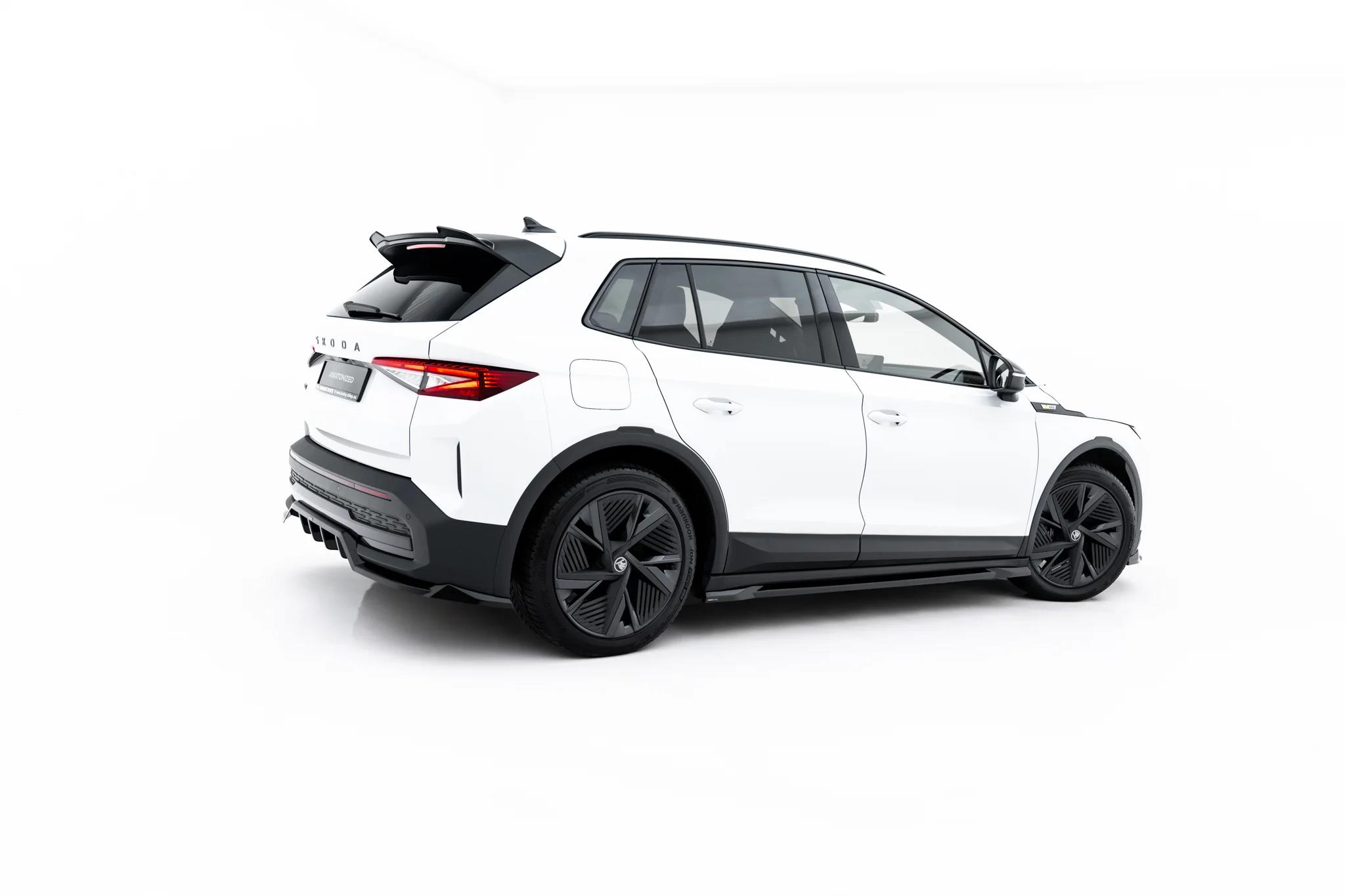 Street+ Seitenschweller Leisten passend für Skoda Elroq RS Mk1 schwarz Hochglanz