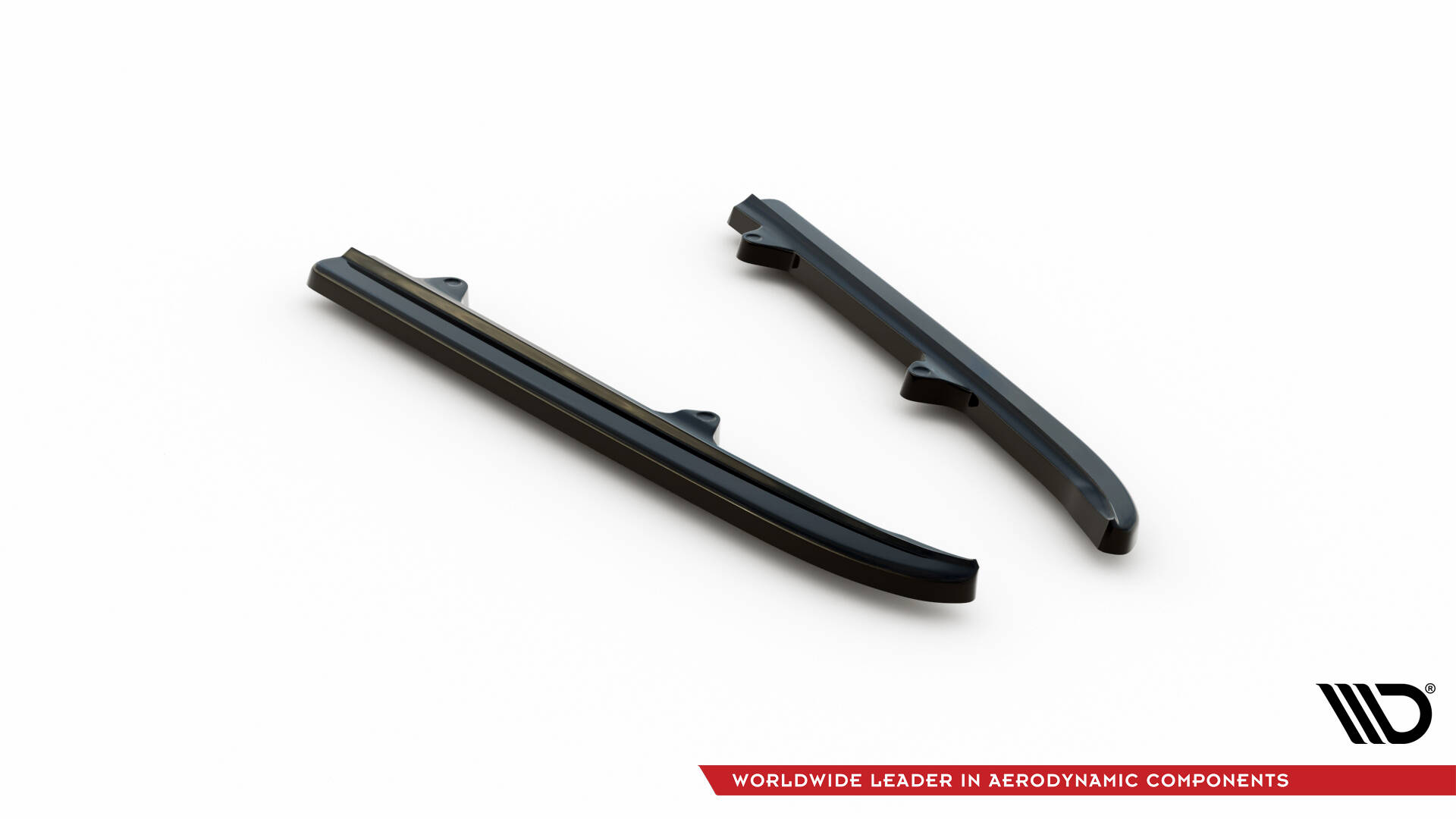 Heck Ansatz Flaps Diffusor für Mercedes-Benz CLS C218 schwarz Hochglanz
