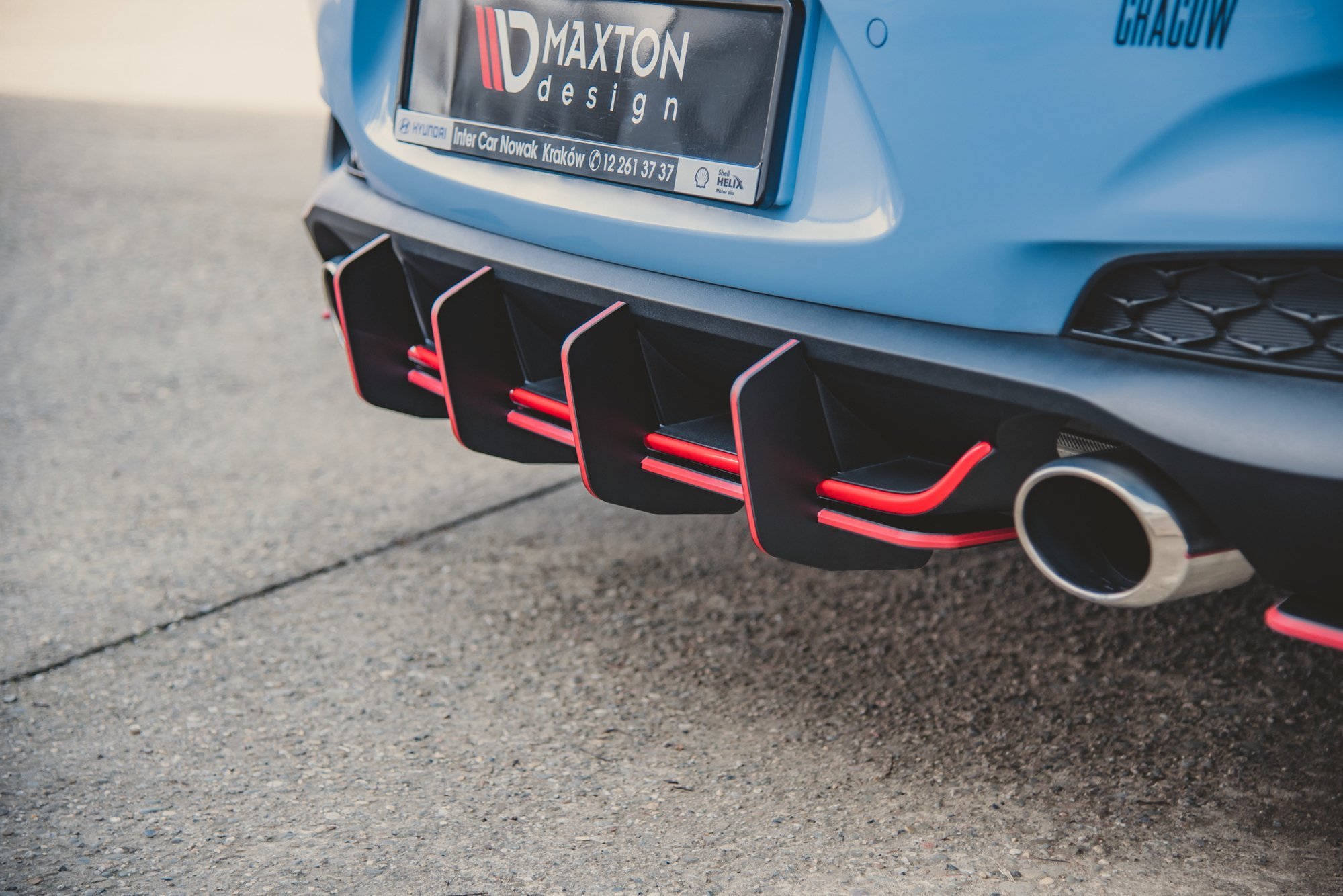 Robuste Racing Heckschürze V.2 für Hyundai I30 N Mk3 Hatchback