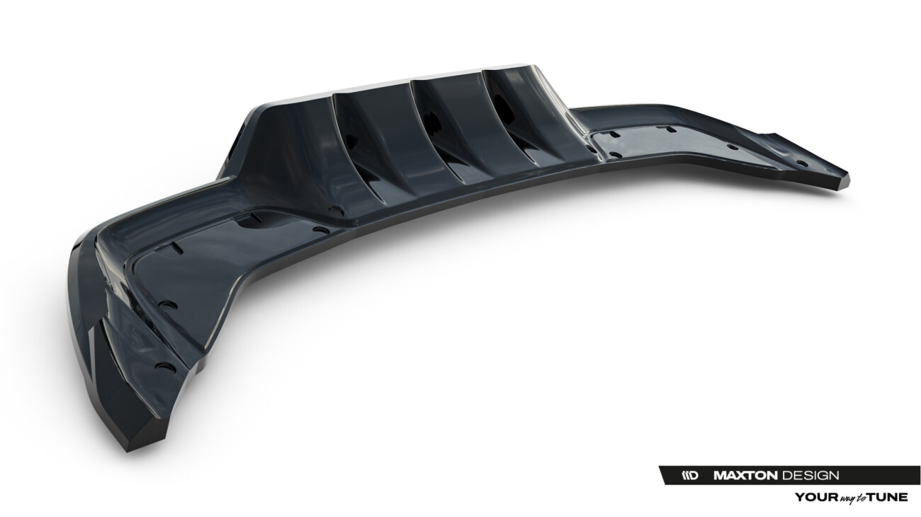 Diffusor RACE V.2 passend für Cupra Leon Hatchback Mk1 Facelift schwarz Hochglanz