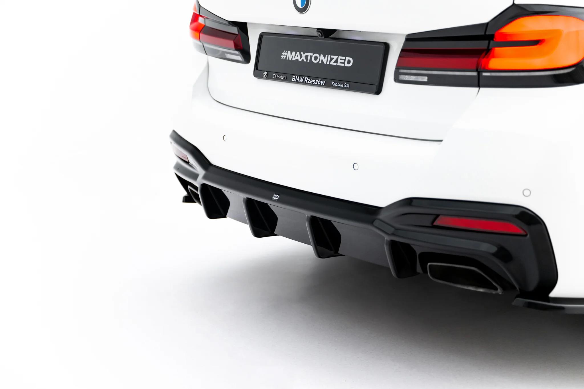 Diffusor Heck Ansatz passend für BMW 5er M-Paket Limousine / Touring G30 / G31 / G30 Facelift / G31 Facelift