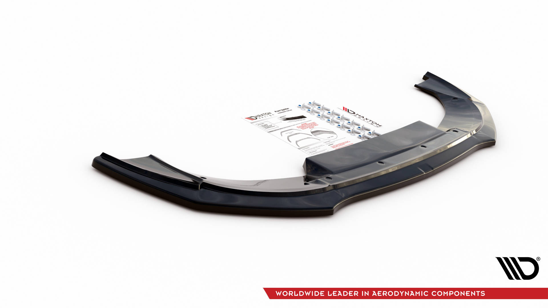Frontlippe passend für ABARTH 595 Mk1 FL schwarz Hochglanz