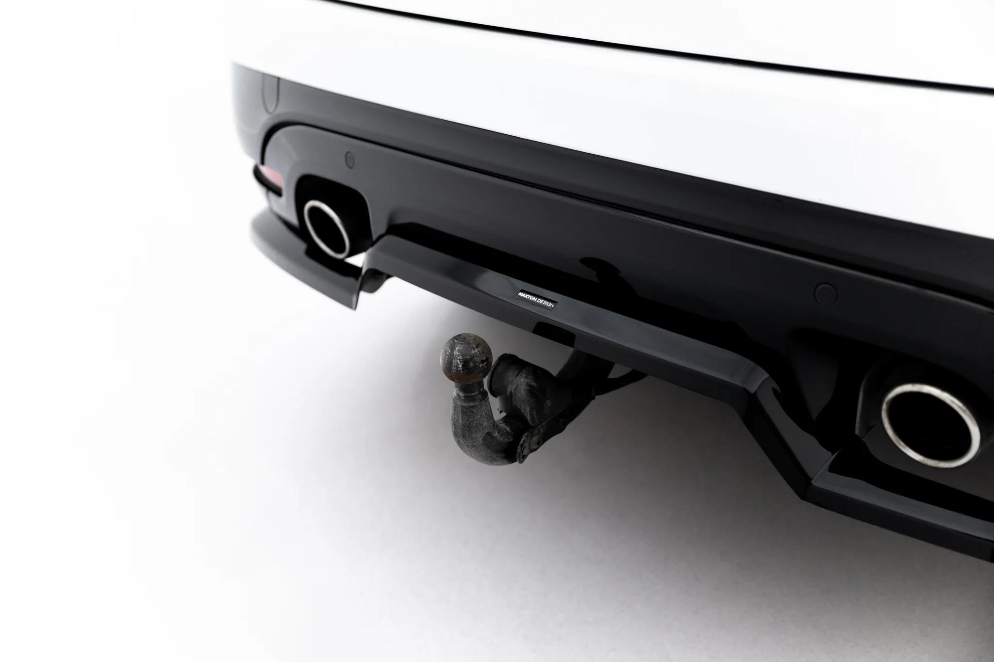 Street+ Mittlerer Diffusor RACE passend für Jaguar F-Pace S X761 schwarz Hochglanz