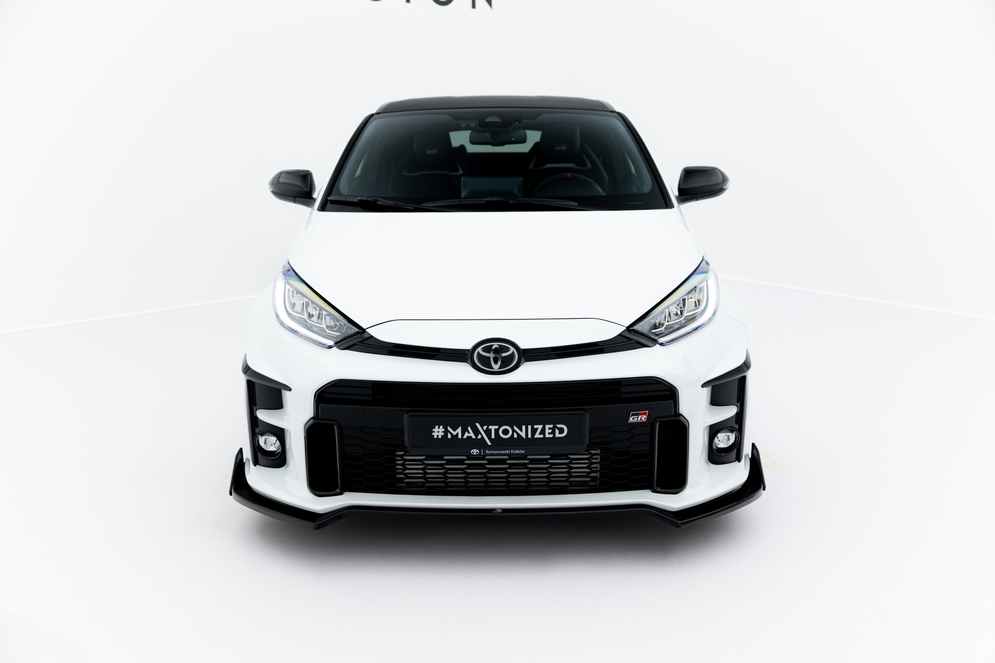 Street+ Spoilerlippe Front Ansatz + Flaps V.3 passend für Toyota GR Yaris Mk4 schwarz matt