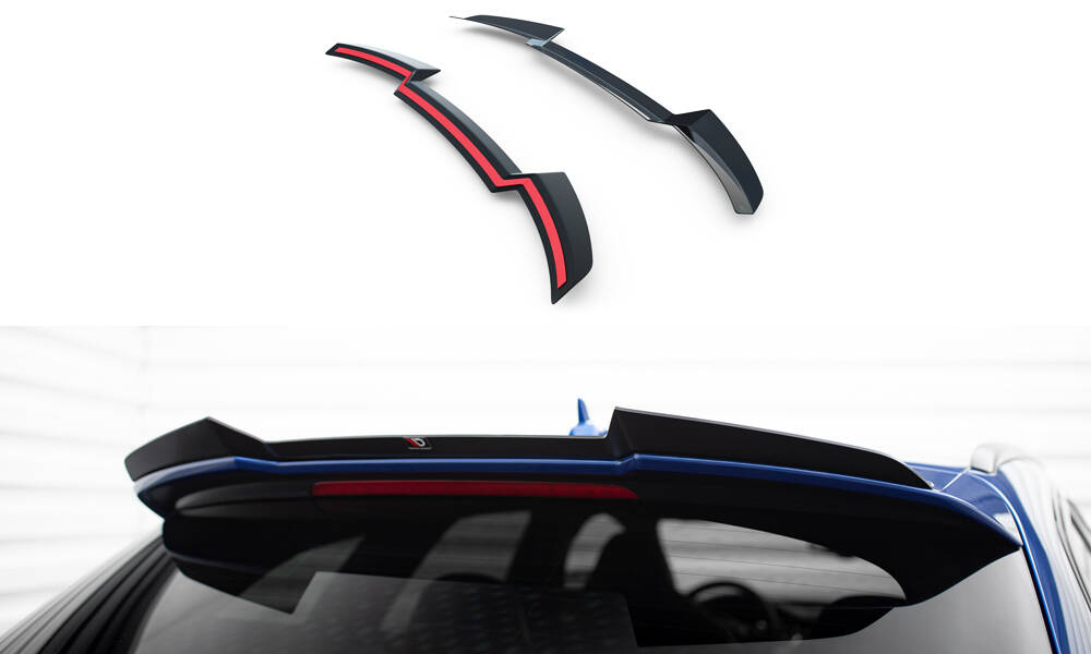 Heck Spoiler Aufsatz Abrisskante V.2 passend für Audi RS6 C7 / C7 FL schwarz Hochglanz