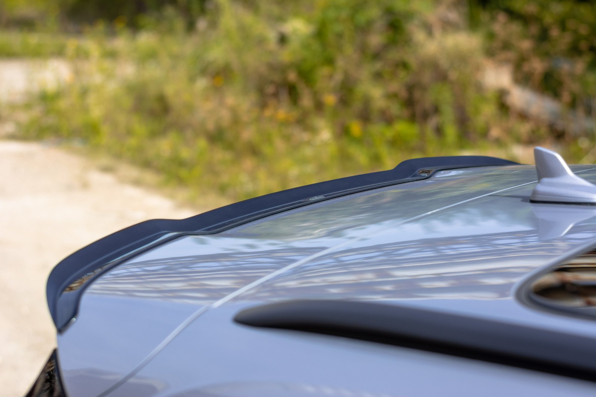 Spoiler CAP für Audi SQ5/Q5 S-line Mk2 schwarz Hochglanz